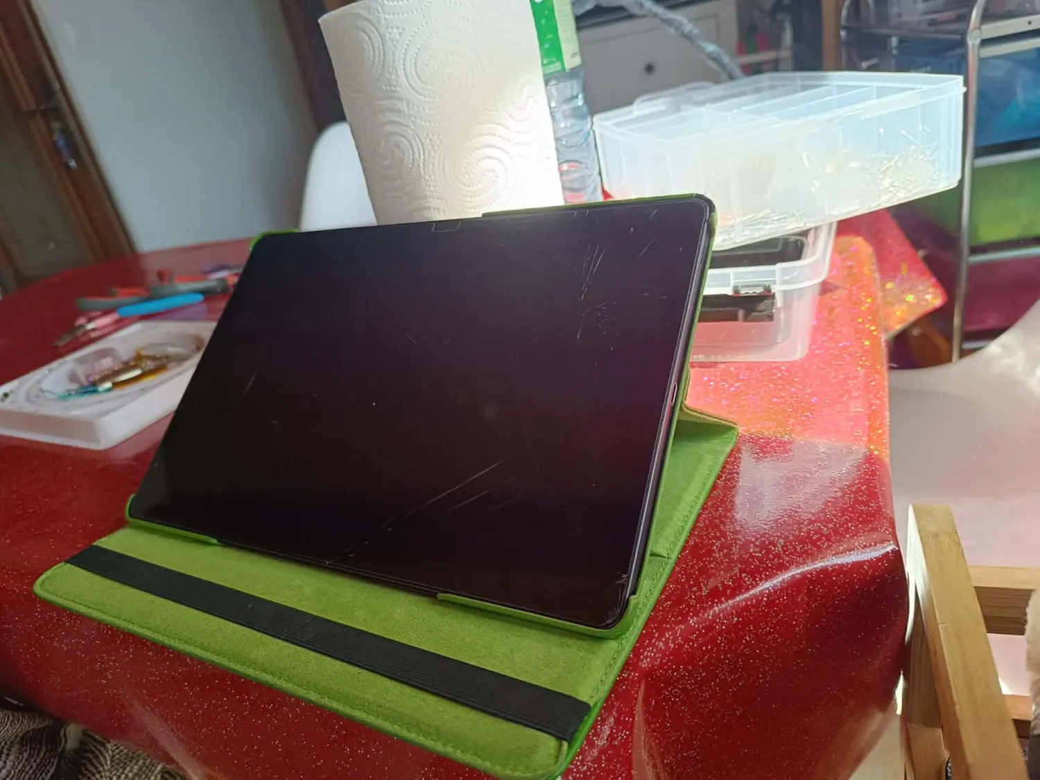 EAZY CASE Tab S10 Plus Tablethülle 360° Braun Kunstleder