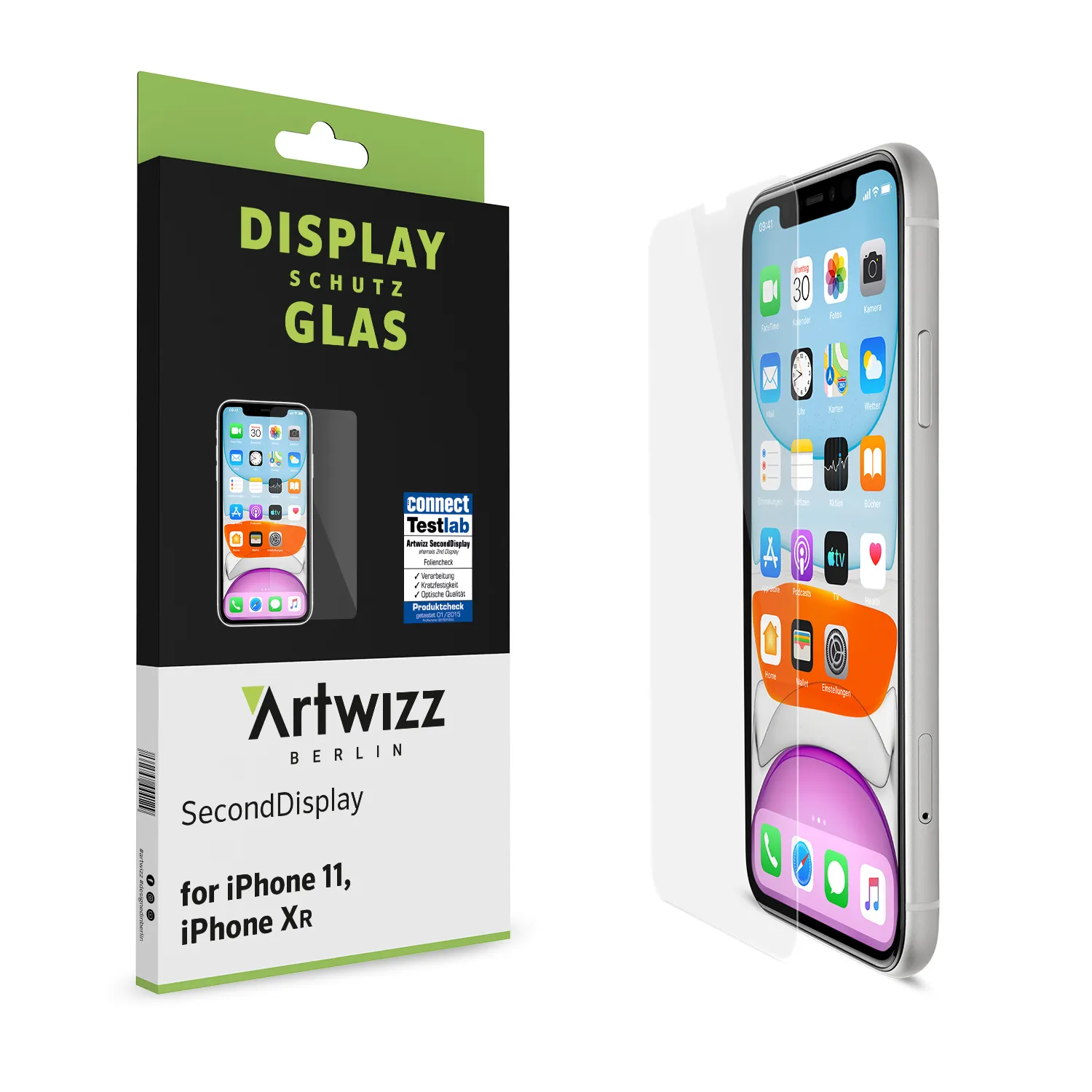 Artwizz SecondDisplay iPhone 11 / XR Panzerglas 2er Pack