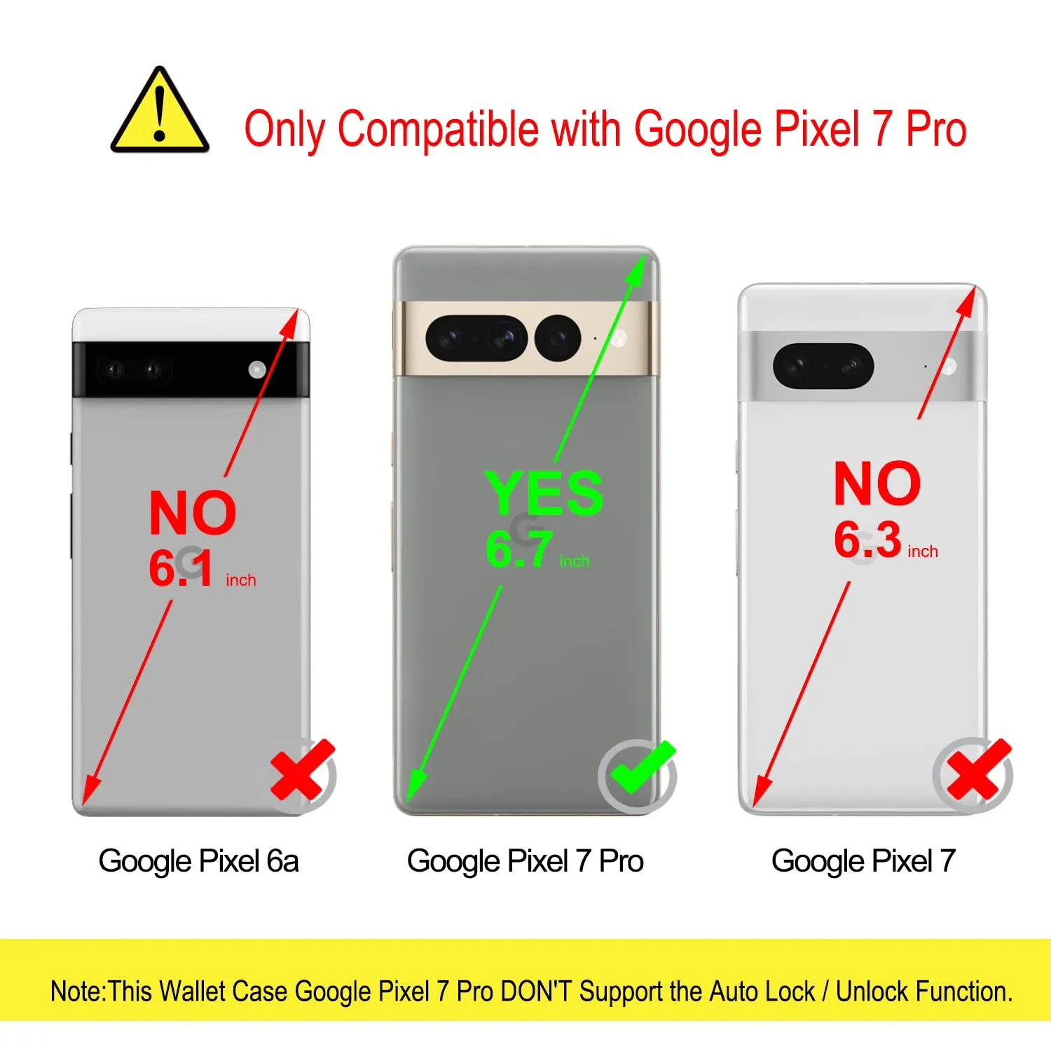 YATWIN Google Pixel 7 Pro Klapphülle Leder Blau Kartenfach