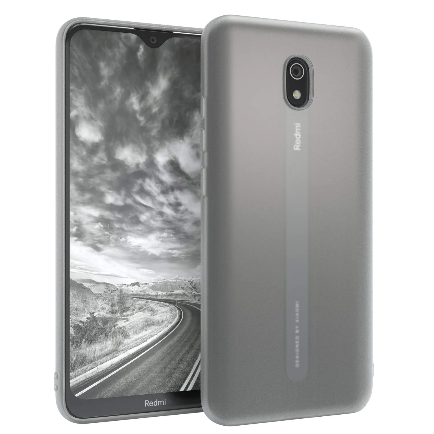 EAZY CASE Redmi 8a Klapphülle Schwarz Kartenfach