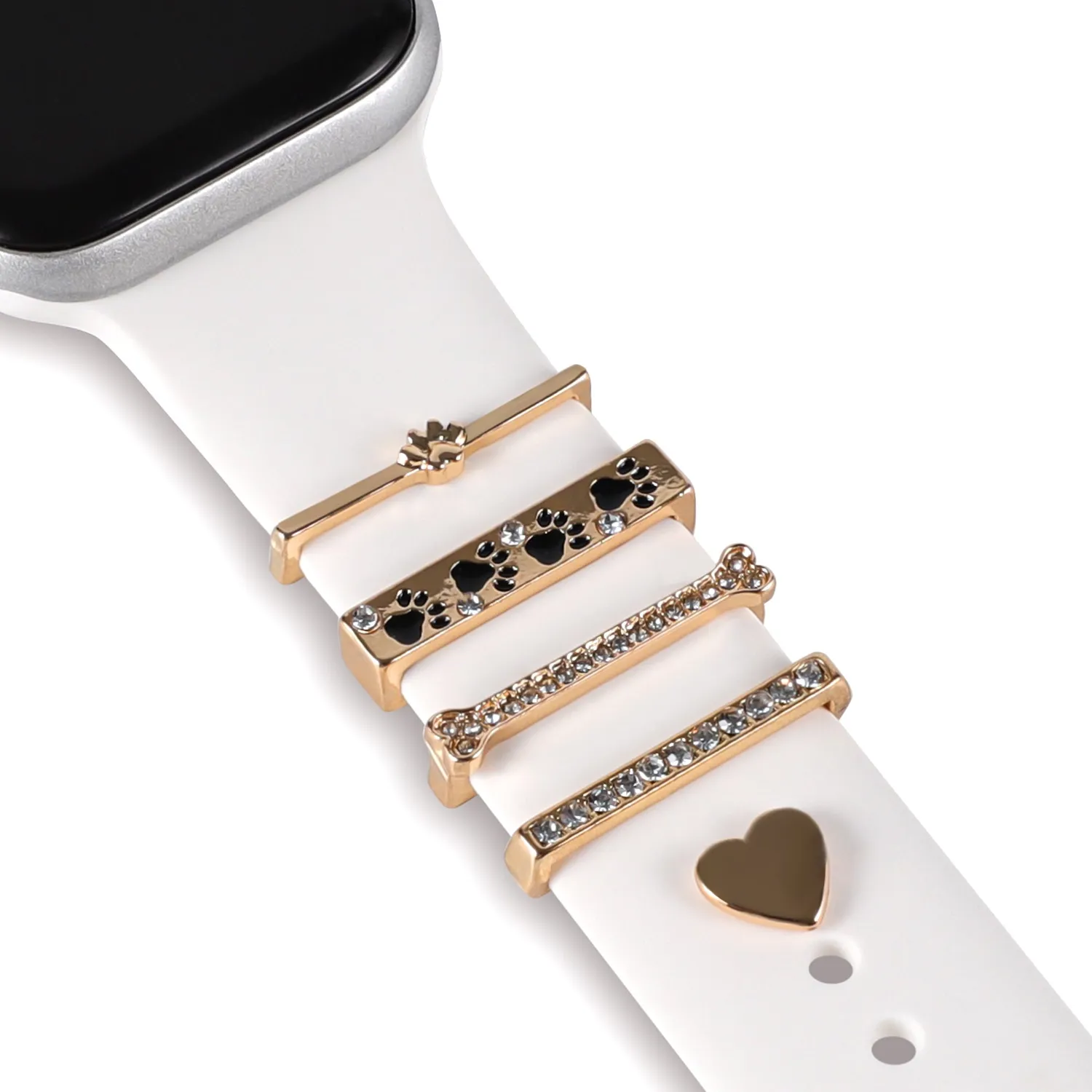arktisband Pet Love Charms Gold Apple Watch