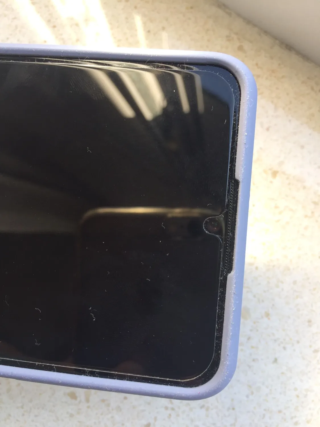 YATWIN P30 Lite Silikonhülle Huawei Grau Mikrofaser