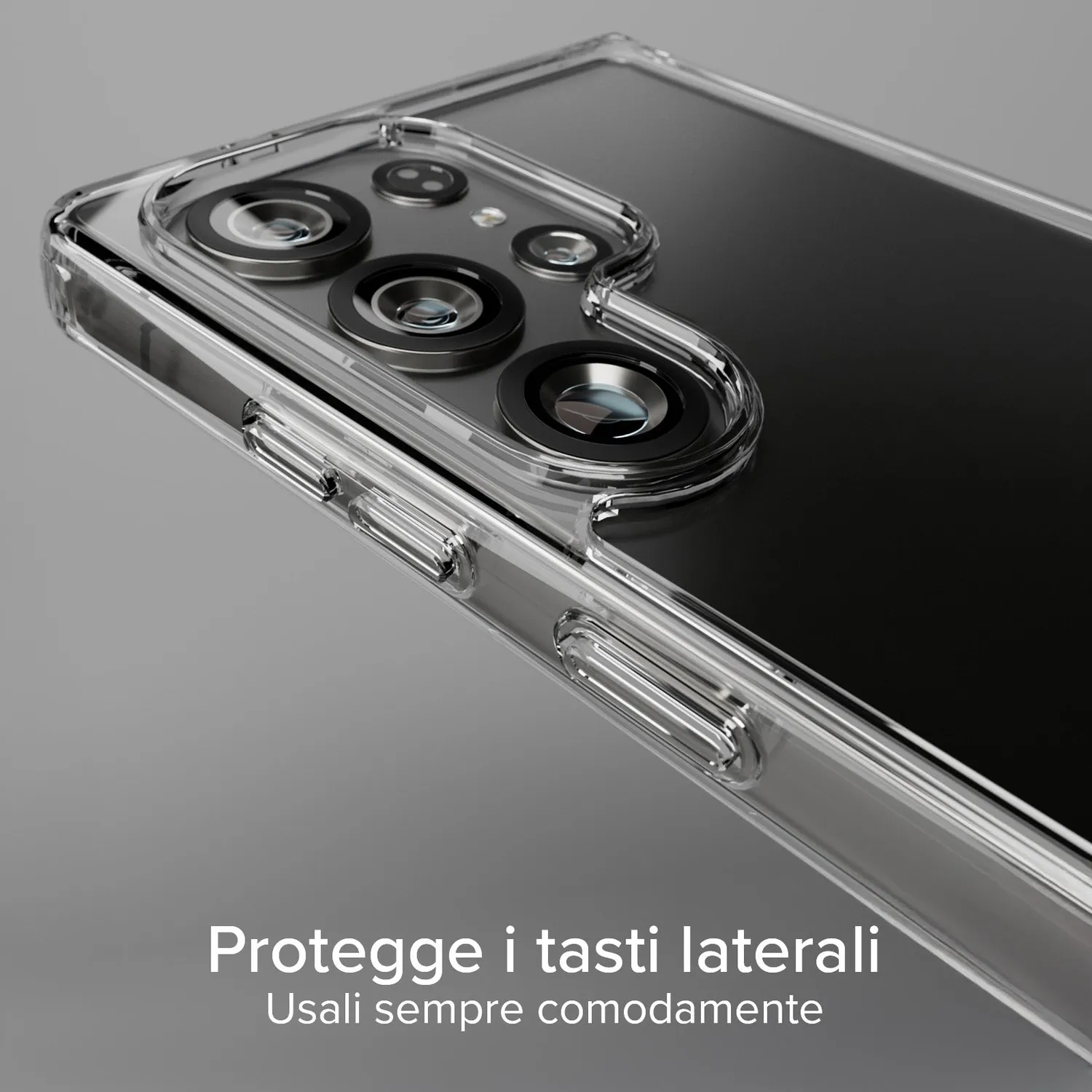 SBS Galaxy S25 Ultra Hülle transparent D3O stoßfest