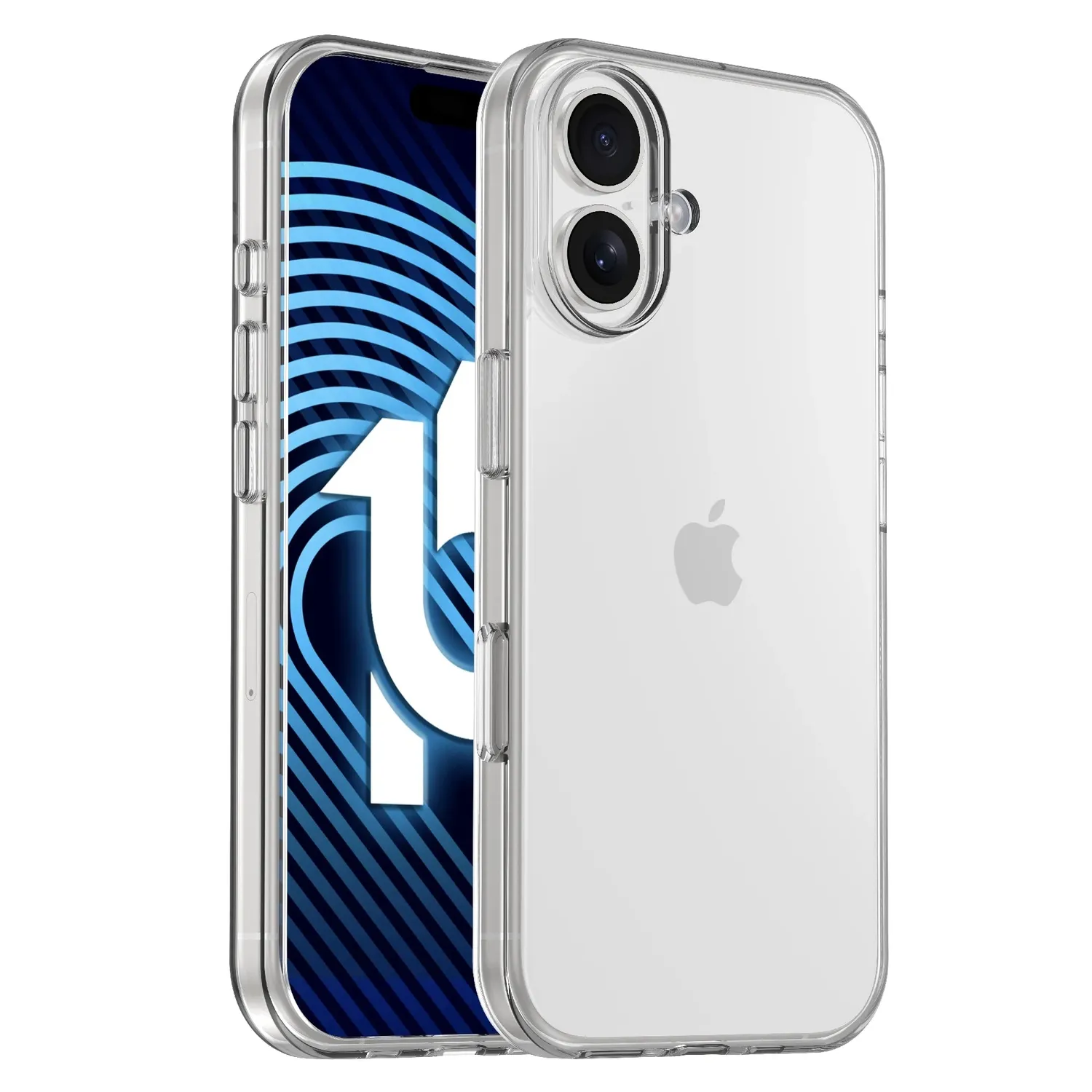 arktis iPhone 16 Sparpaket Hülle+Glas transparent Qi