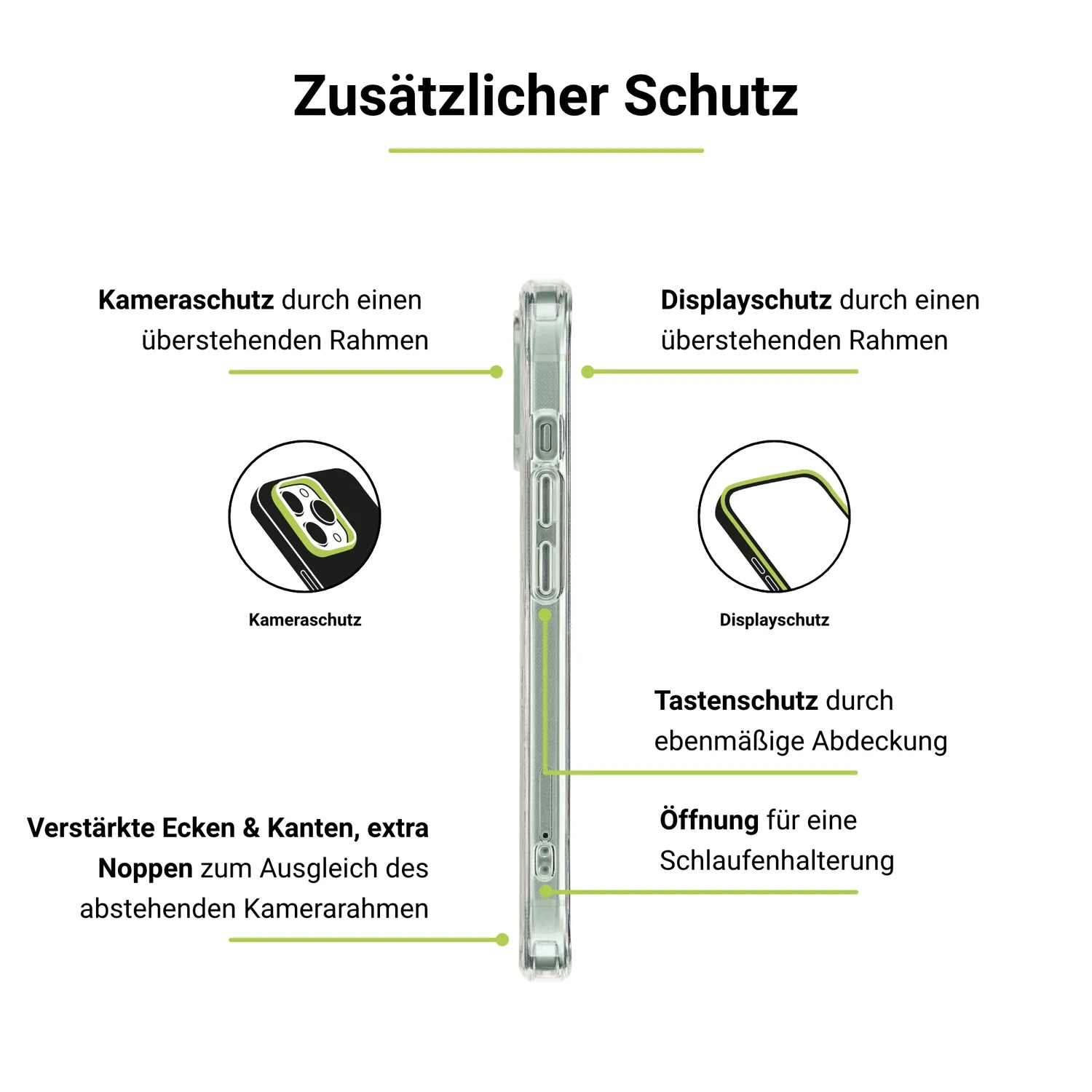 Artwizz ClearClip+Charge iPhone 16 Hülle transparent MagSafe