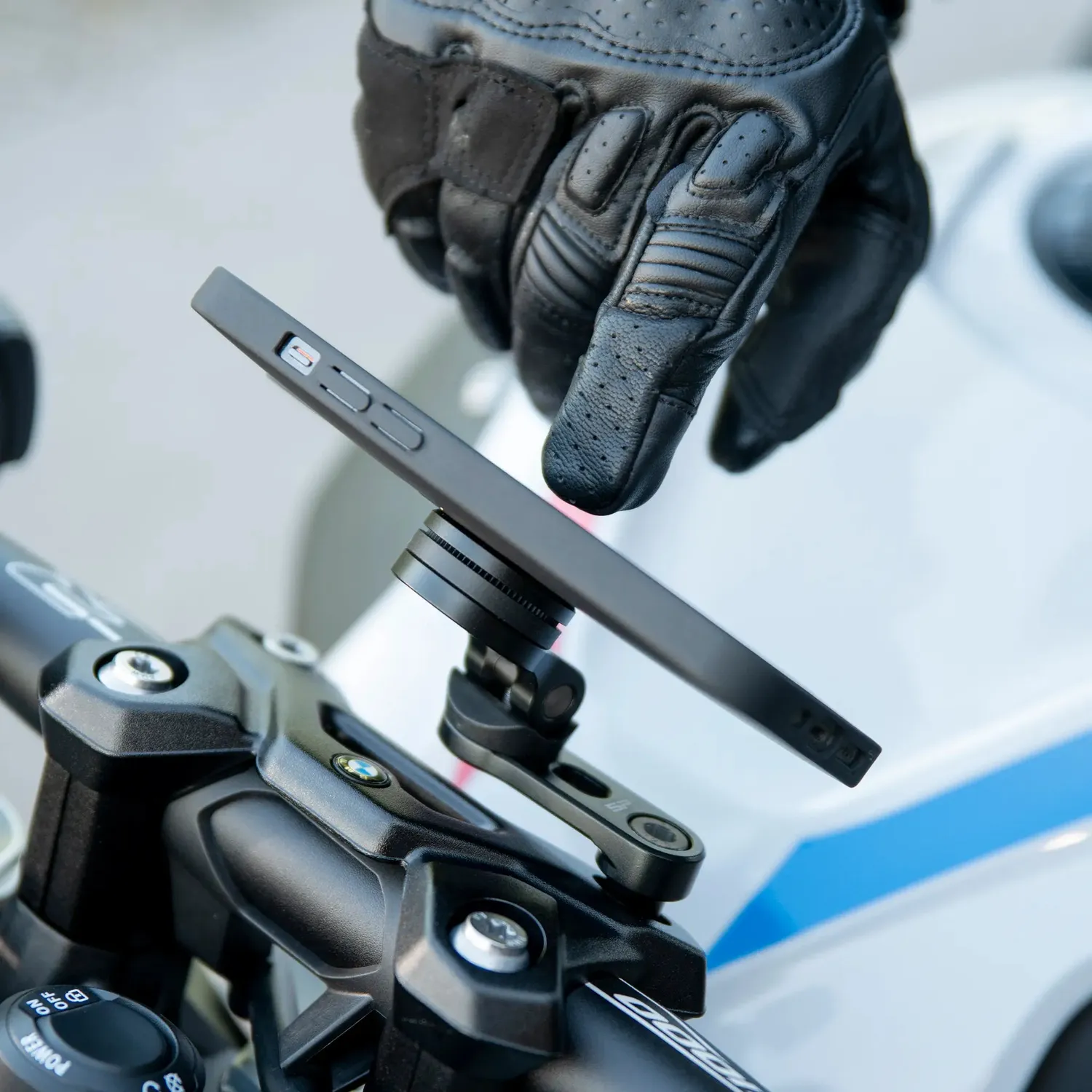 SP Connect Bar Clamp Mount Pro Motorradhalterung Alu