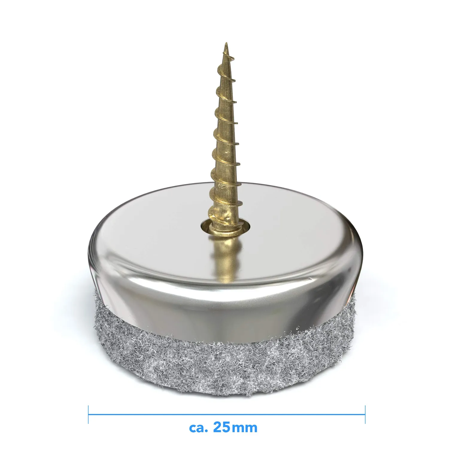 EAZY CASE Filzgleiter mit Schraube 25mm 20er Set