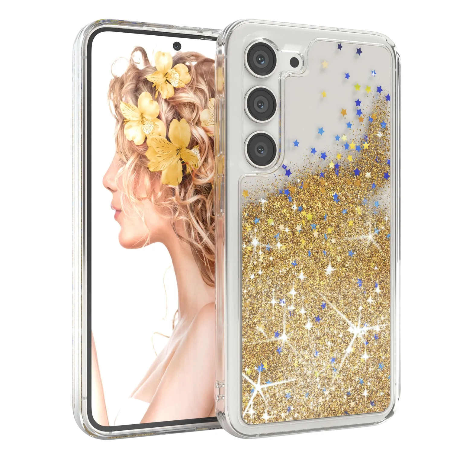 EAZY CASE Galaxy S23 Silikonhülle Transparent