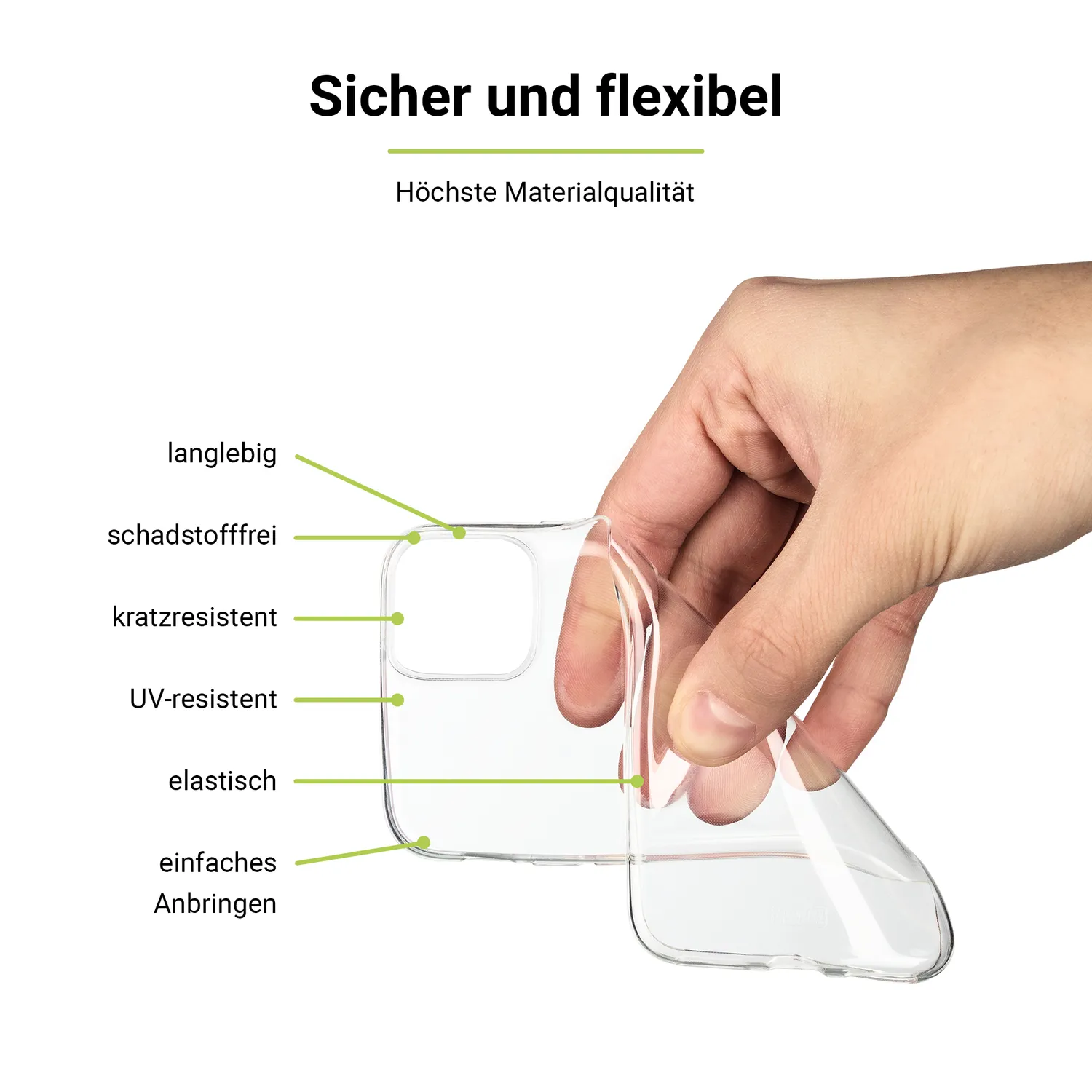 Artwizz NoCase iPhone 12 mini Hülle transparent ultraleicht