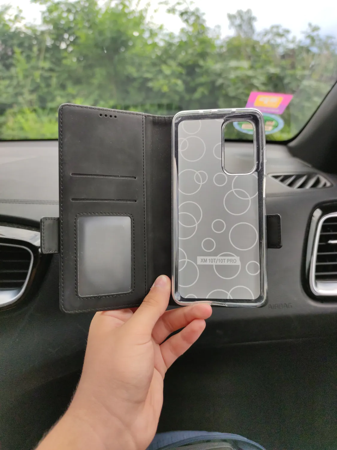YATWIN Xiaomi Mi 10T / 10T Pro Klapphülle Schwarz RFID
