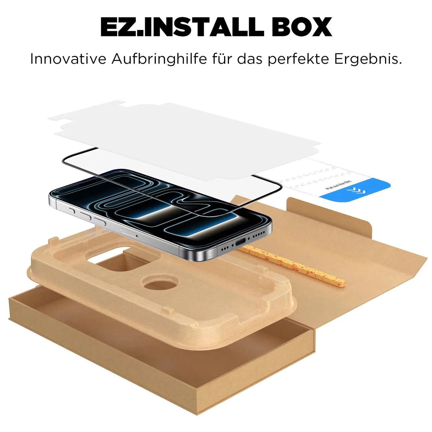 arktis REVOLUTION Panzerglas für iPhone 17 Pro 2er Set klar