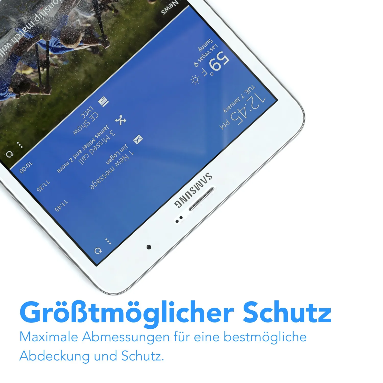 EAZY CASE Galaxy Tab Pro 8.4 Schutzglas Transparent 9H