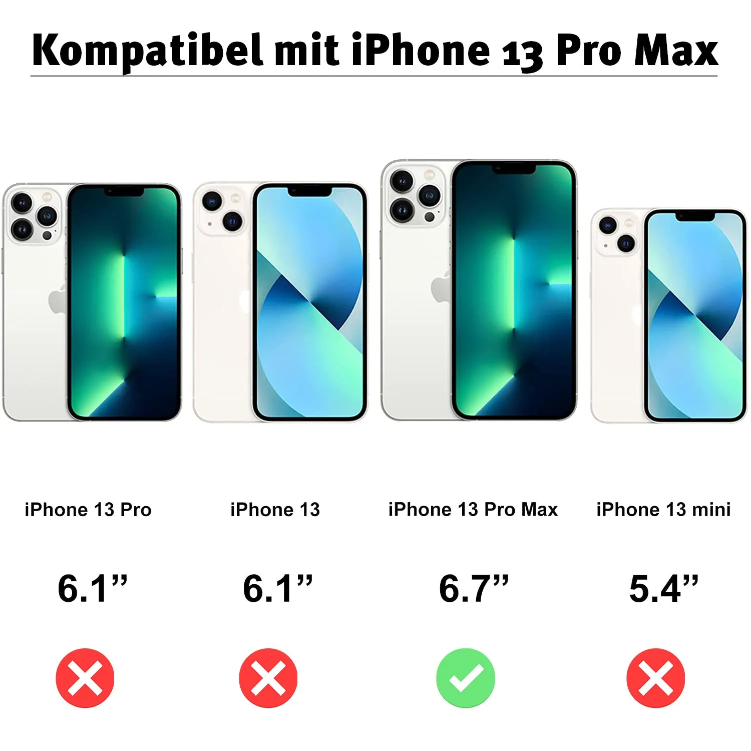 arktis Invisible Air iPhone 13 Pro Max Hülle transparent