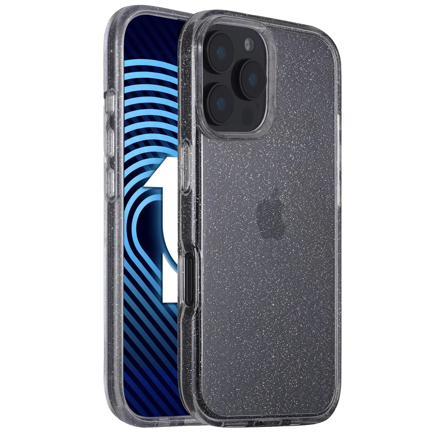 arktis Glitter Case iPhone 16 Pro Max Hülle Glitzer transparent