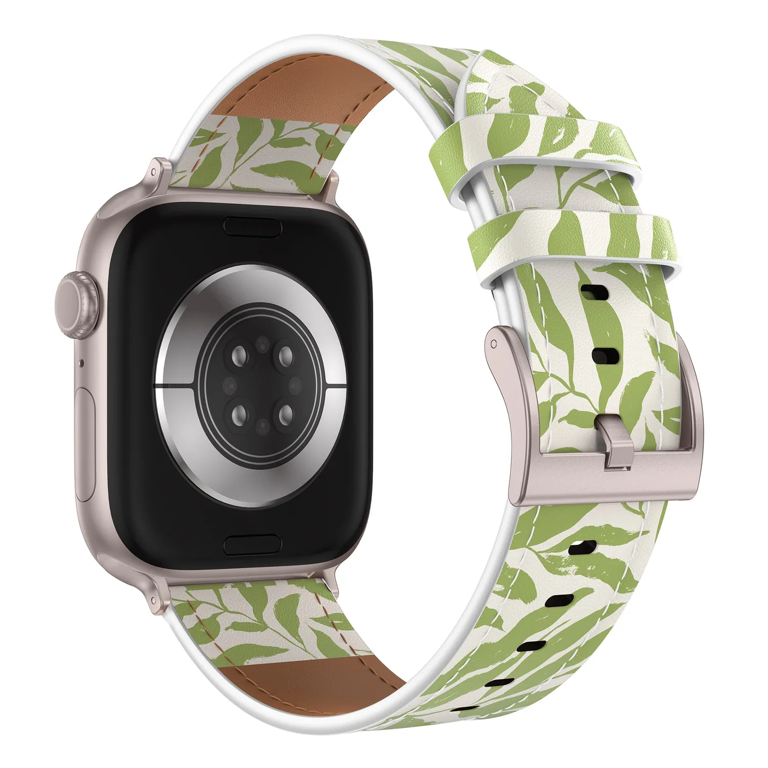 arktisband Studio Apple Watch Armband Green Leaves Blätter
