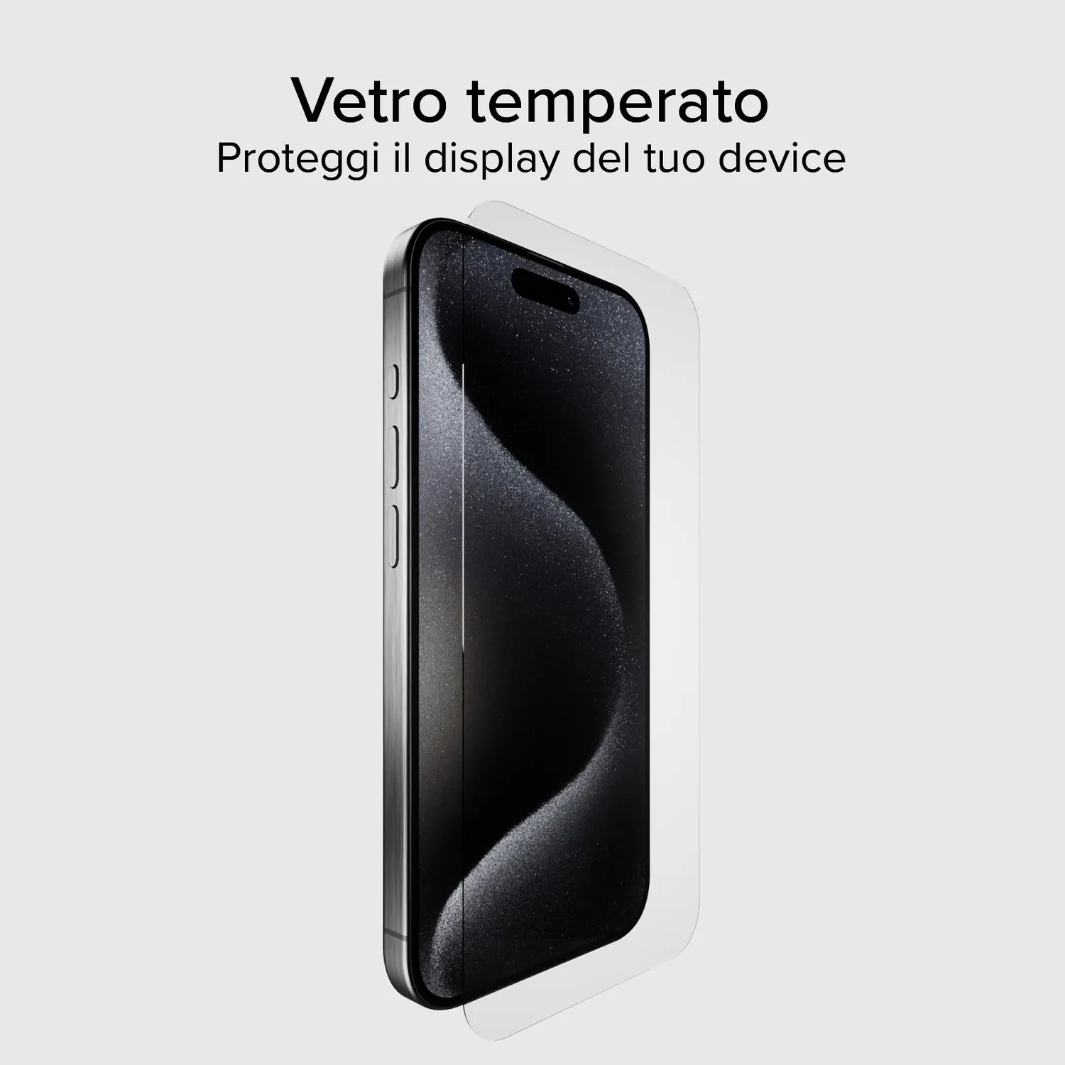 SBS Glass iPhone 15 Pro Panzerglas transparent stoßfest