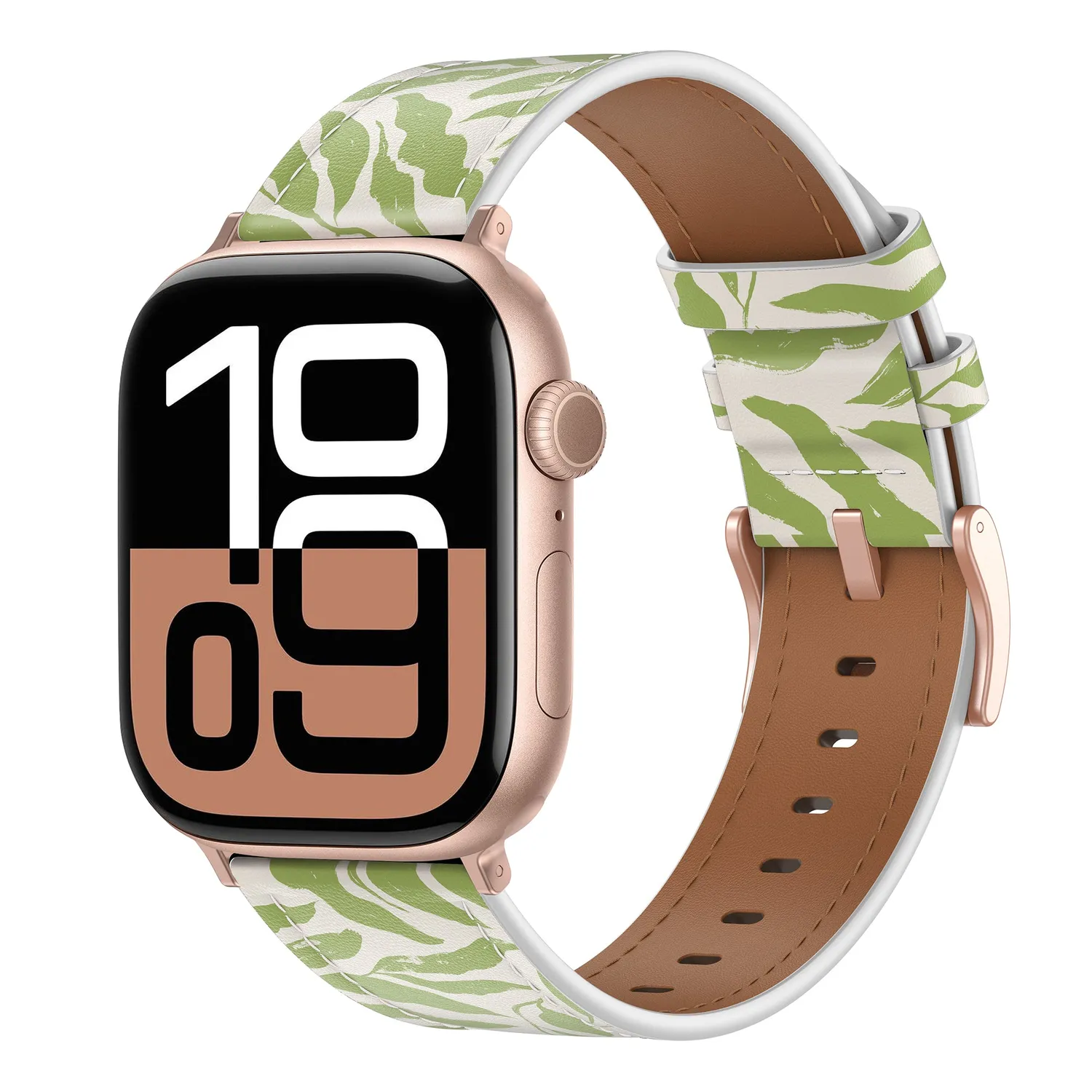 arktisband Studio Apple Watch Armband Green Leaves Blätter