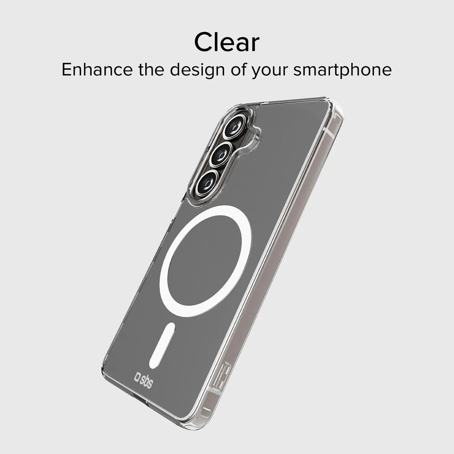 SBS Samsung S26 Hülle magnetisch transparent wireless