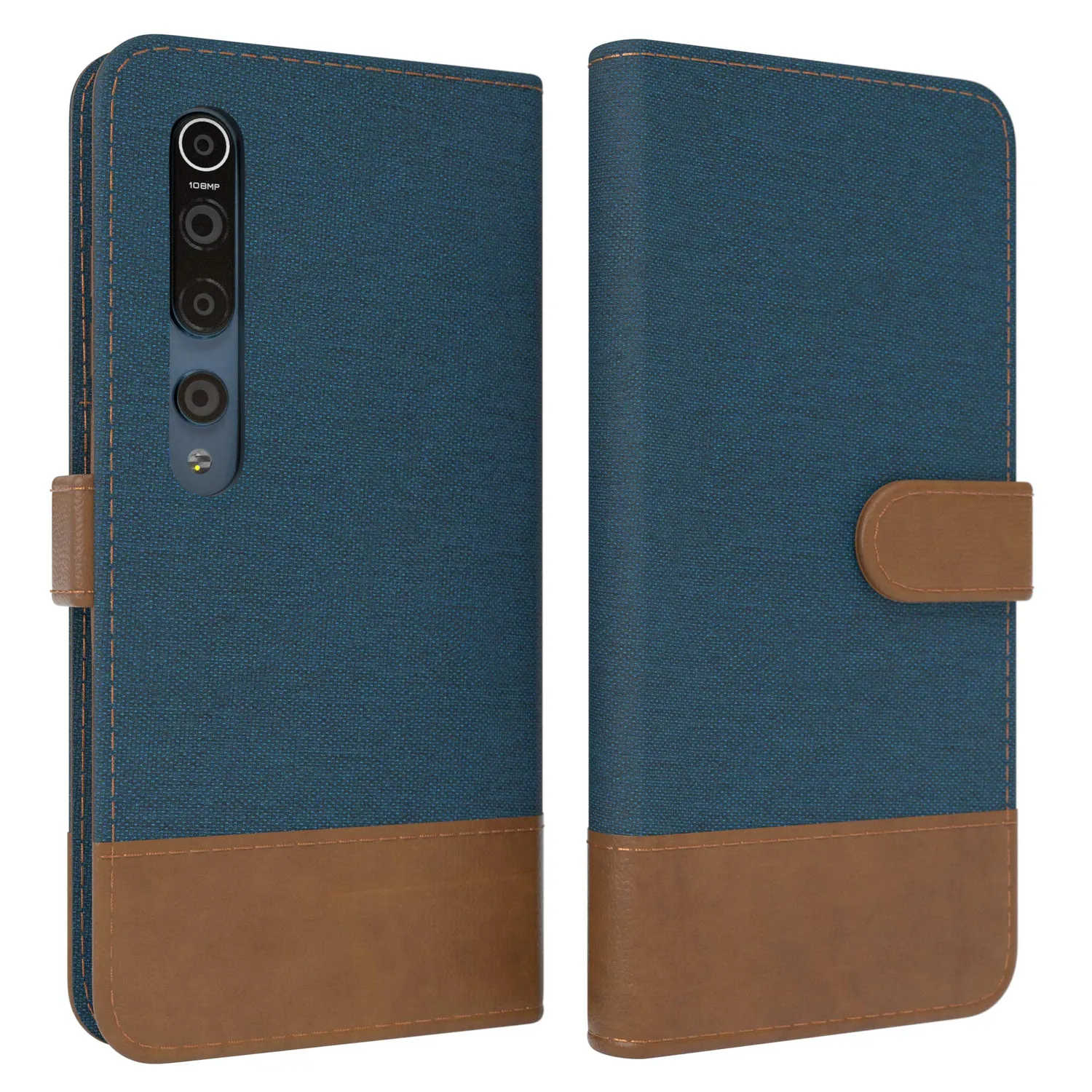 EAZY CASE Mi 10 5G Klapphülle Schwarz Pro