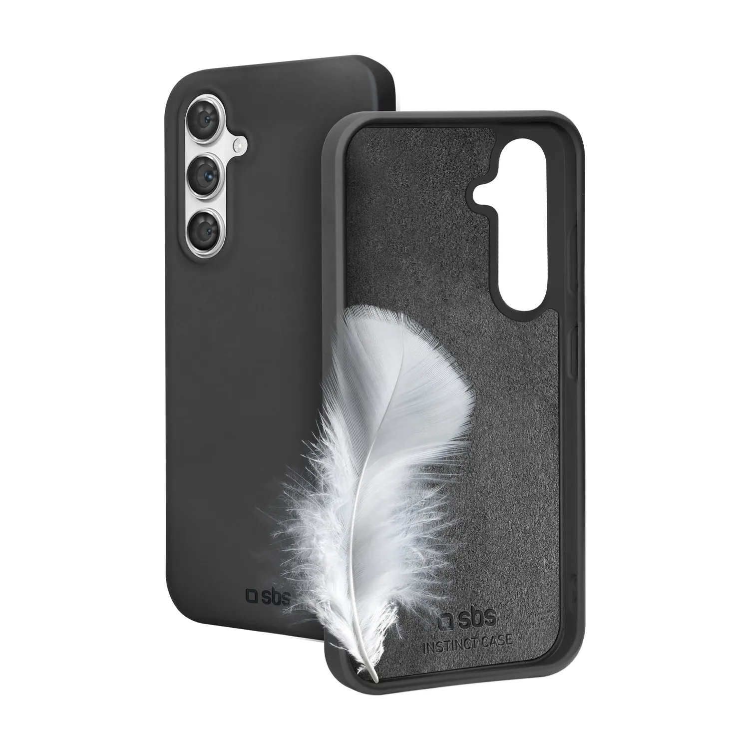 SBS Instinct Handyhülle Samsung Galaxy A16 schwarz TPU