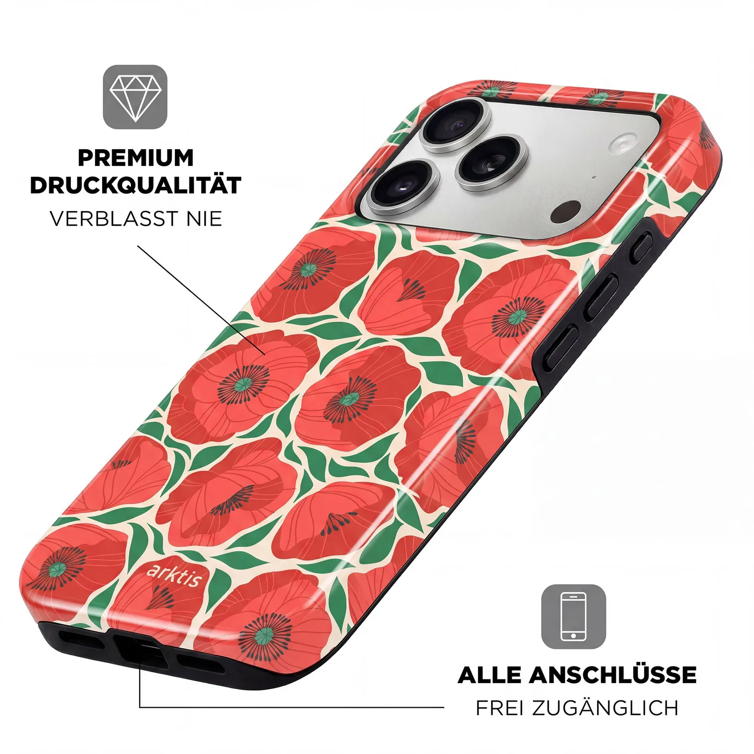 arktis iPhone 14 Pro Max Hülle Summer Garden MagSafe
