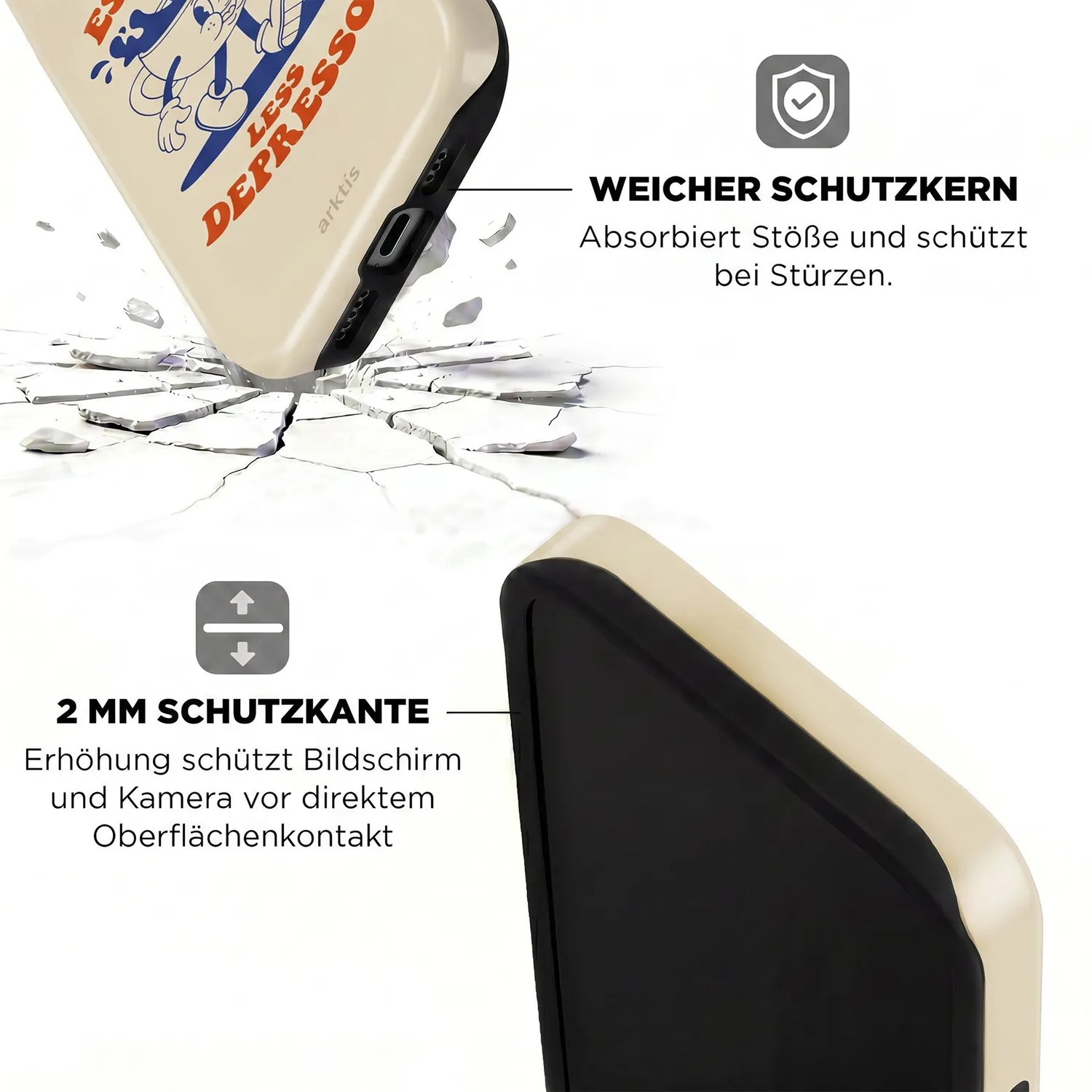 arktis Espresso iPhone 18 Pro Hülle MagSafe