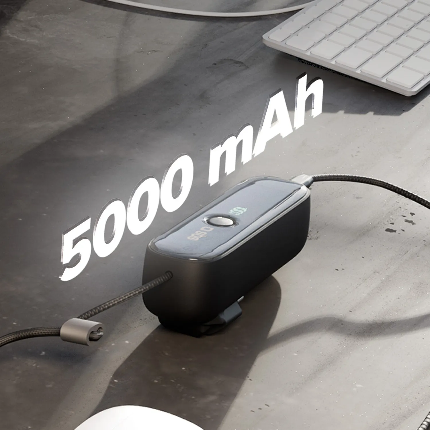 SBS Hybrid 5000mAh PD 20W Powerbank mit Stecker