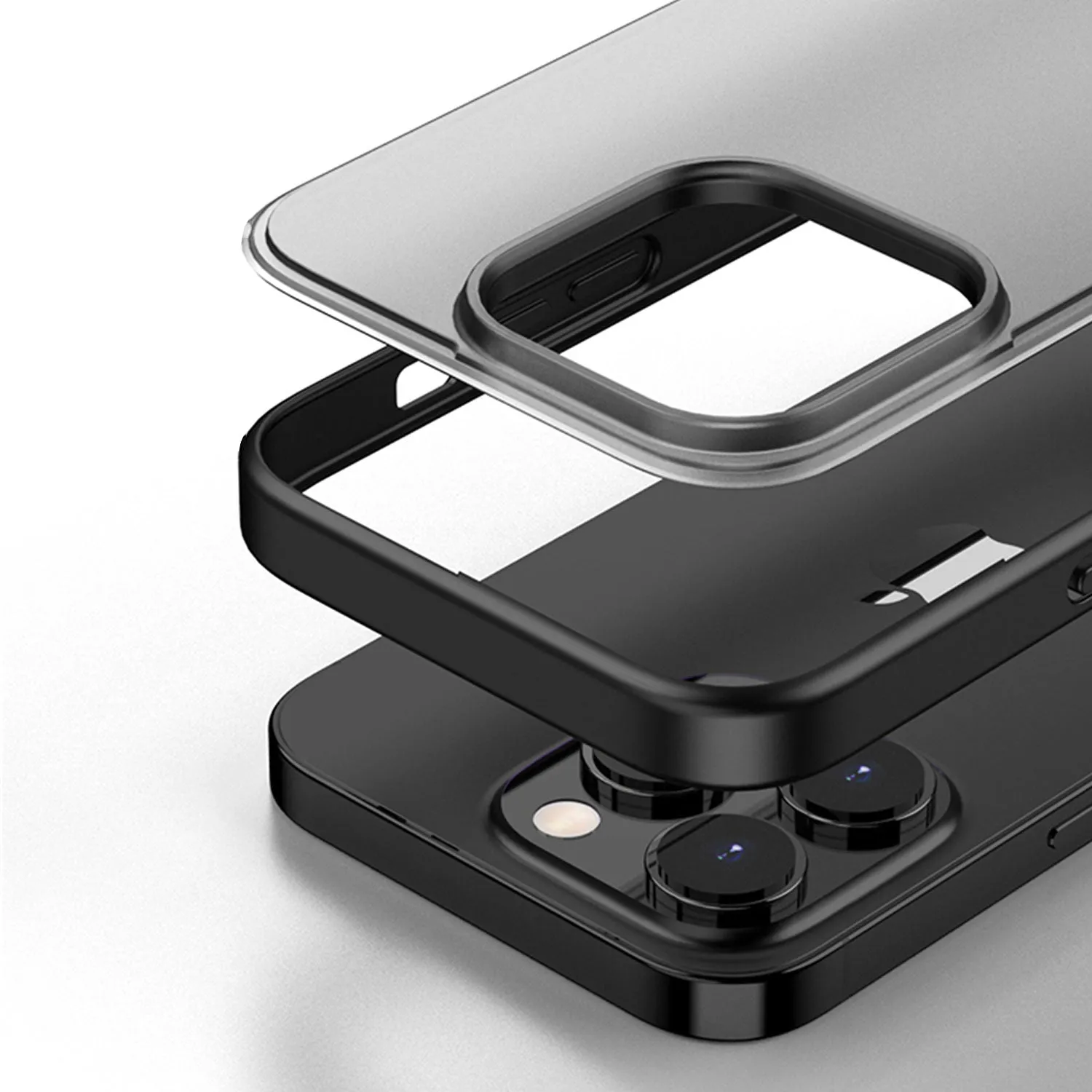 arktis Sector Slim iPhone 14 Pro Case Full Black
