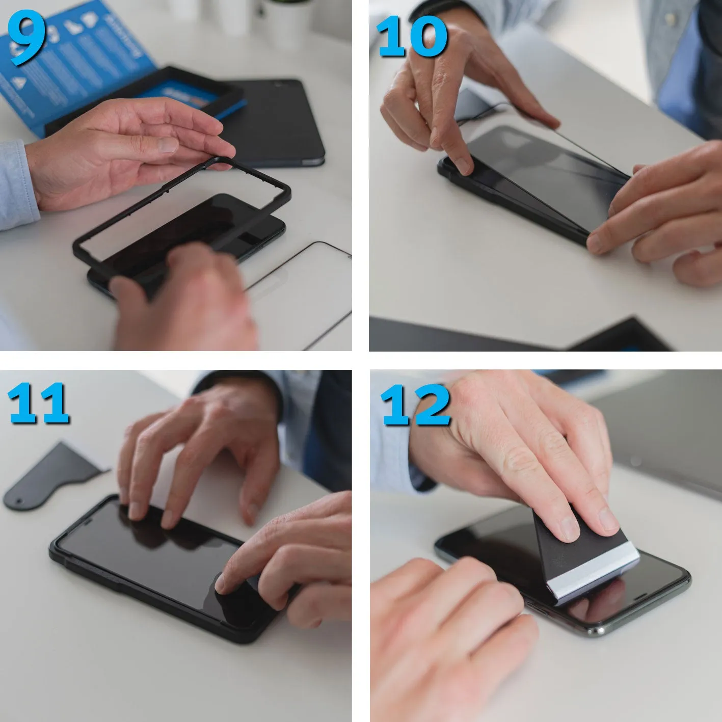 arktis FULL COVER iPhone 13 Pro Panzerglas 3er Set