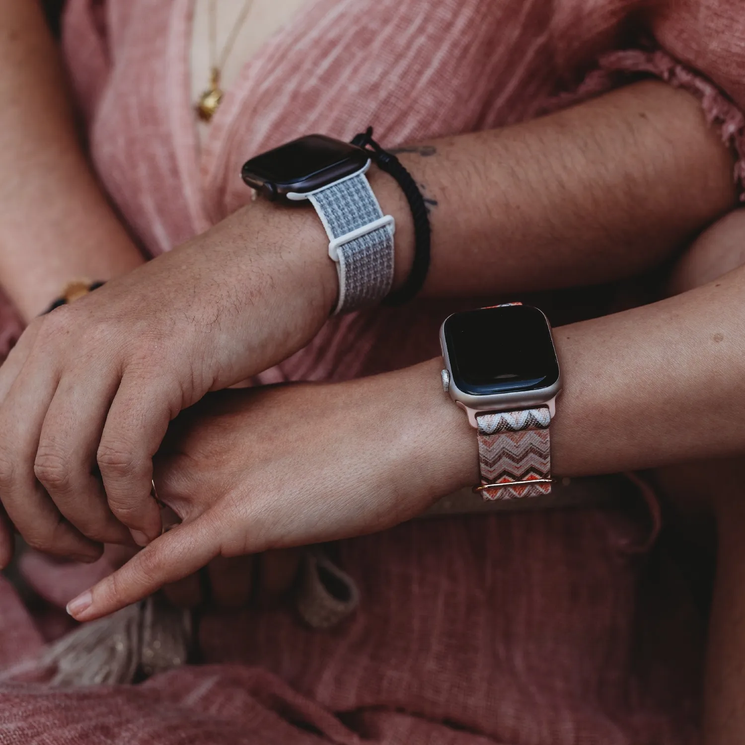 arktisband Hippie Vibes Apple Watch Nylon Loop Boho