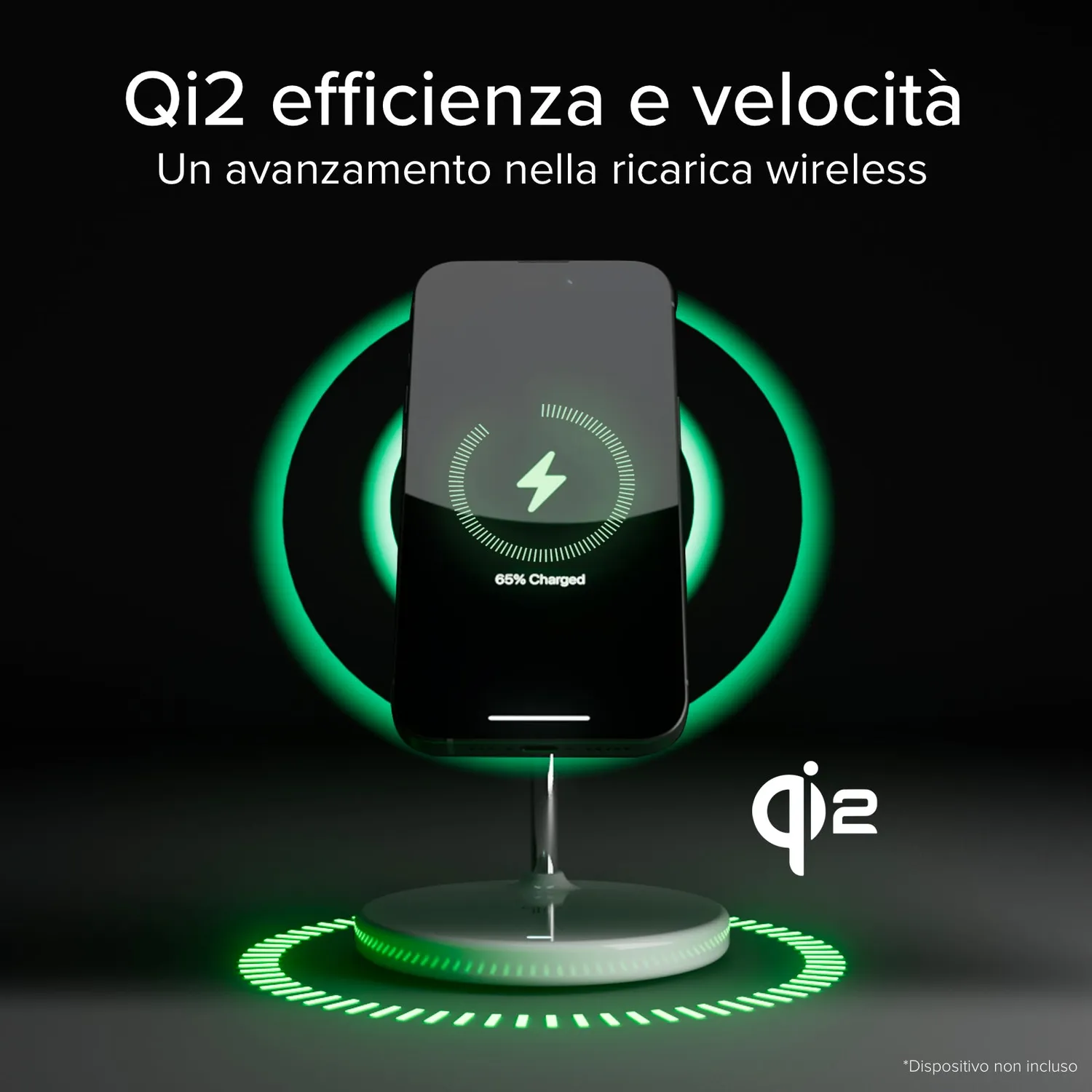 SBS Qi2 Wireless Ladestation 2-in-1 Magnet iPhone