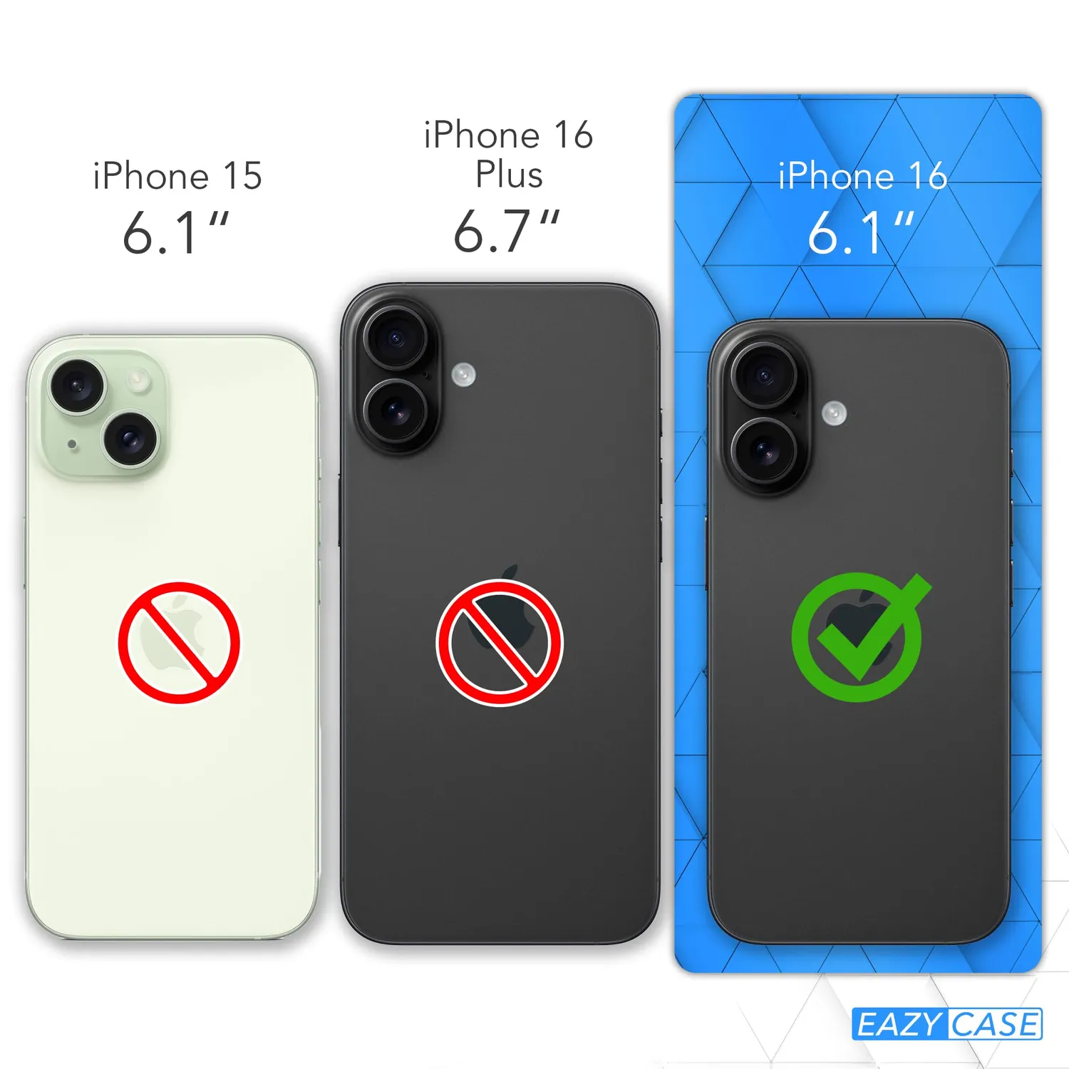 EAZY CASE iPhone 16 Klapphülle Braun Leder mit Kartenfach