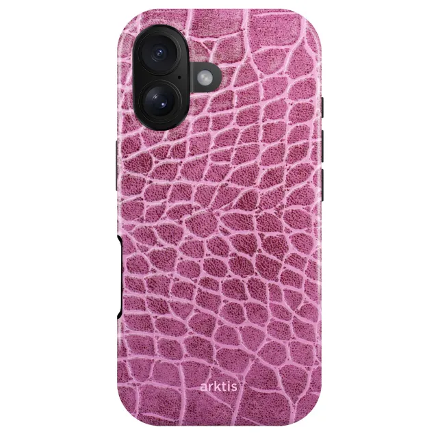 arktis iPhone 16 Hülle Pink Lizard MagSafe Handyhülle