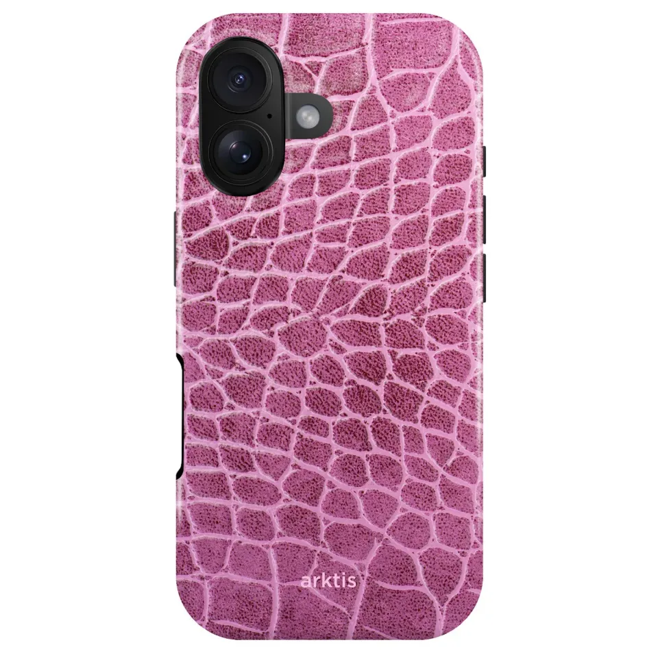 arktis iPhone 16 Hülle Pink Lizard MagSafe Handyhülle