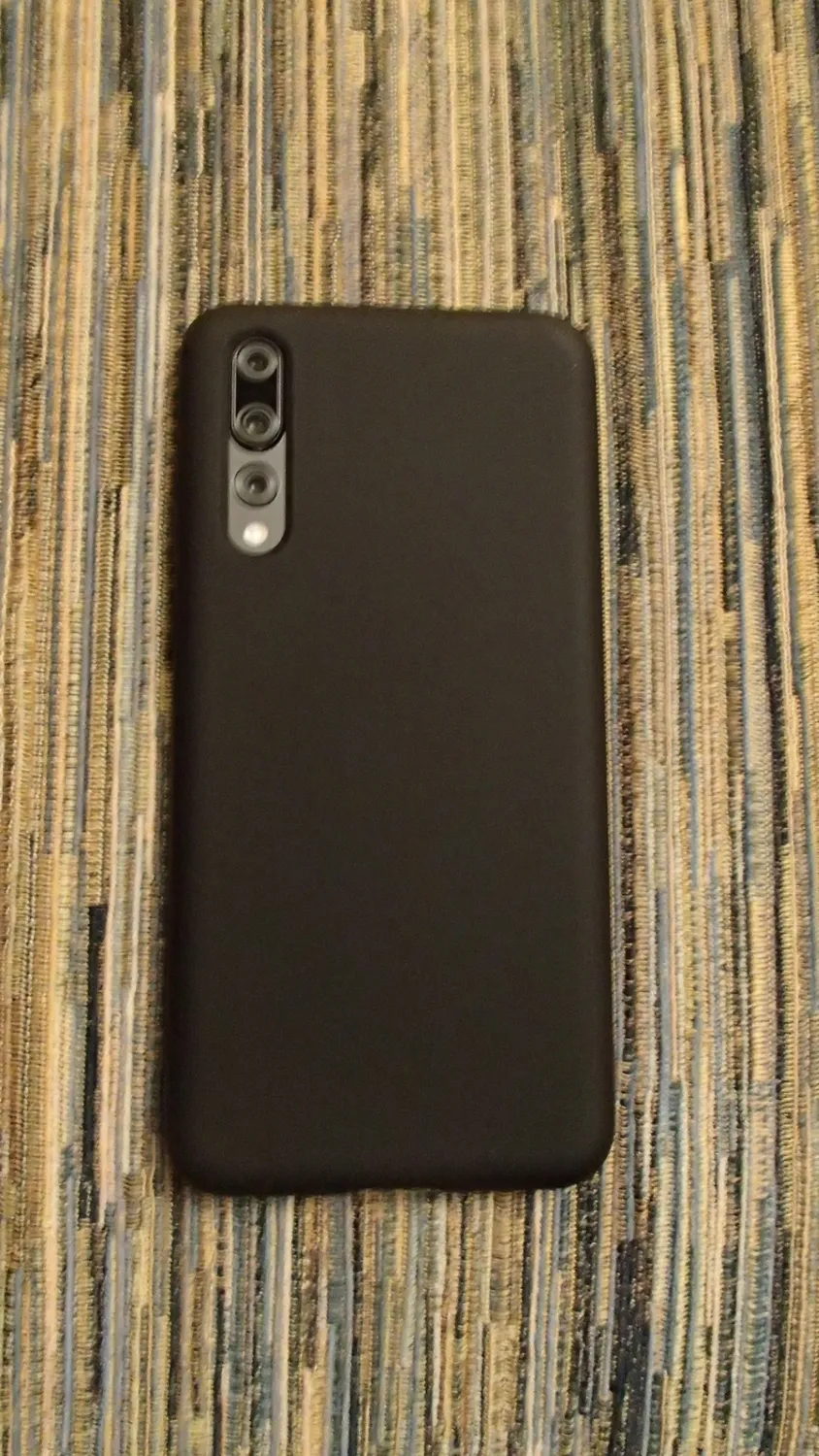 YATWIN Huawei P20 Pro Handyhülle Silikon Schwarz Mikrofaser