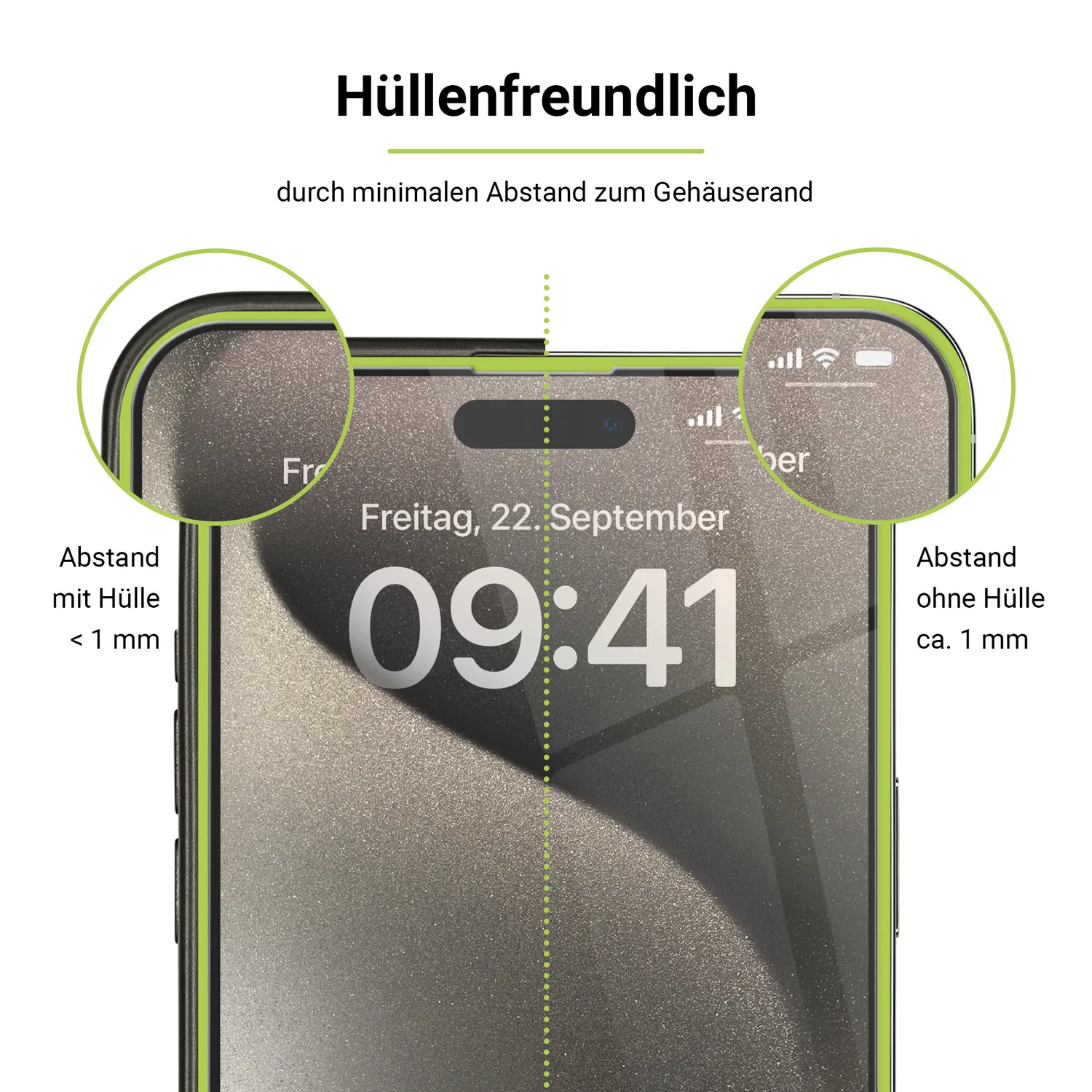 Artwizz SecondDisplay iPhone 16 Plus Panzerglas 3er Pack