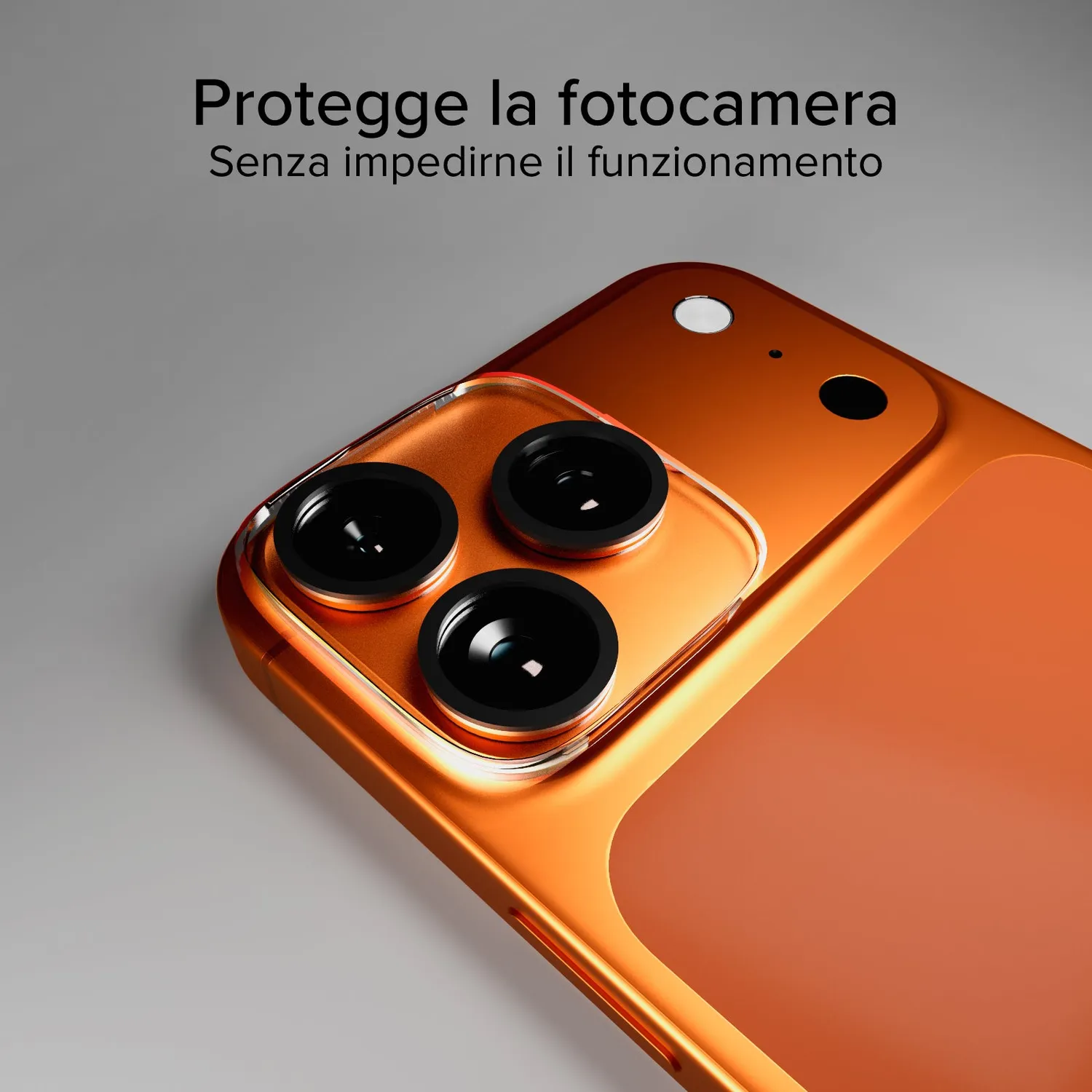 SBS D3O Kameraglas iPhone 17 Pro Schutz Schwarz stoßfest