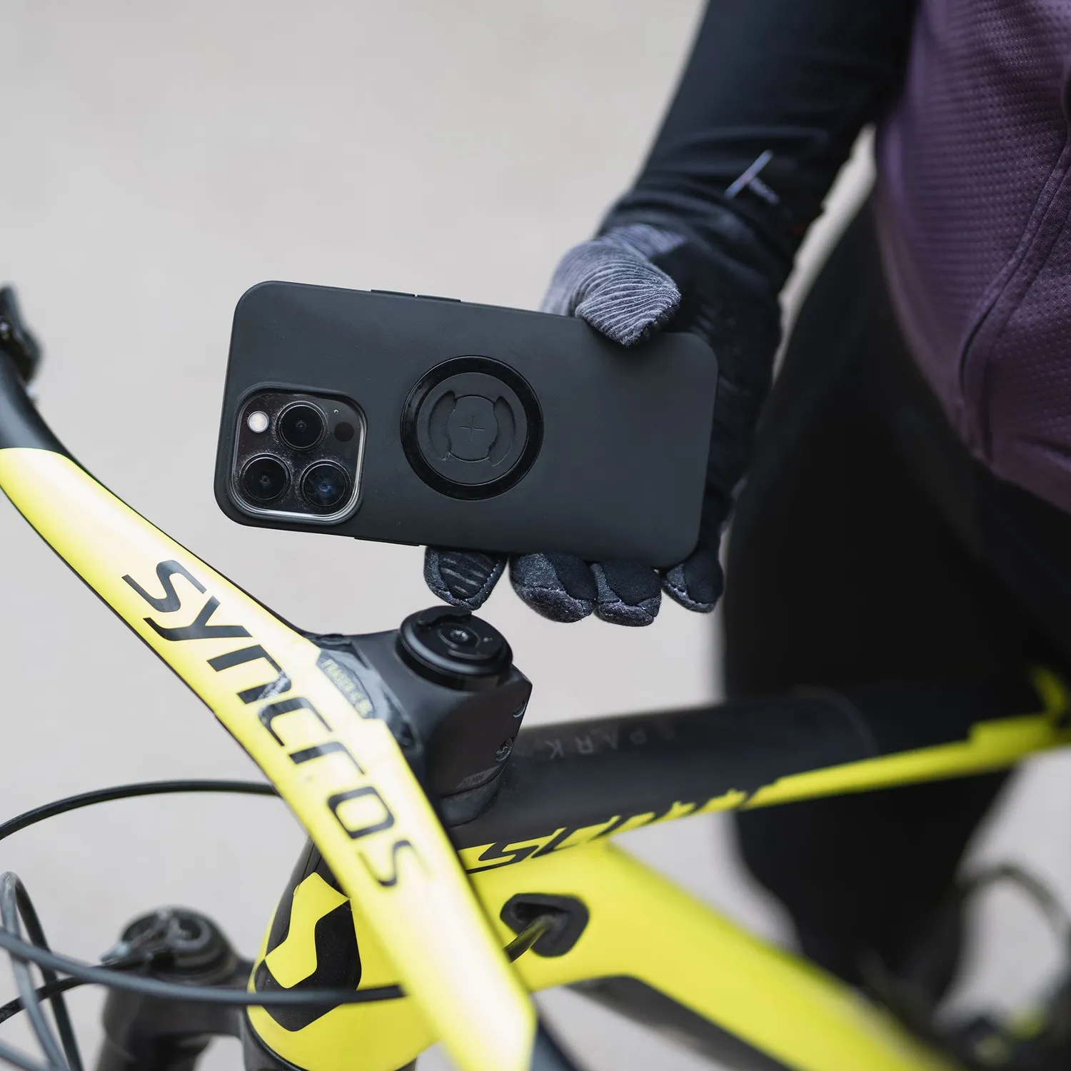 SP Connect Micro Stem Mount Pro Fahrradhalterung Vorbau flach