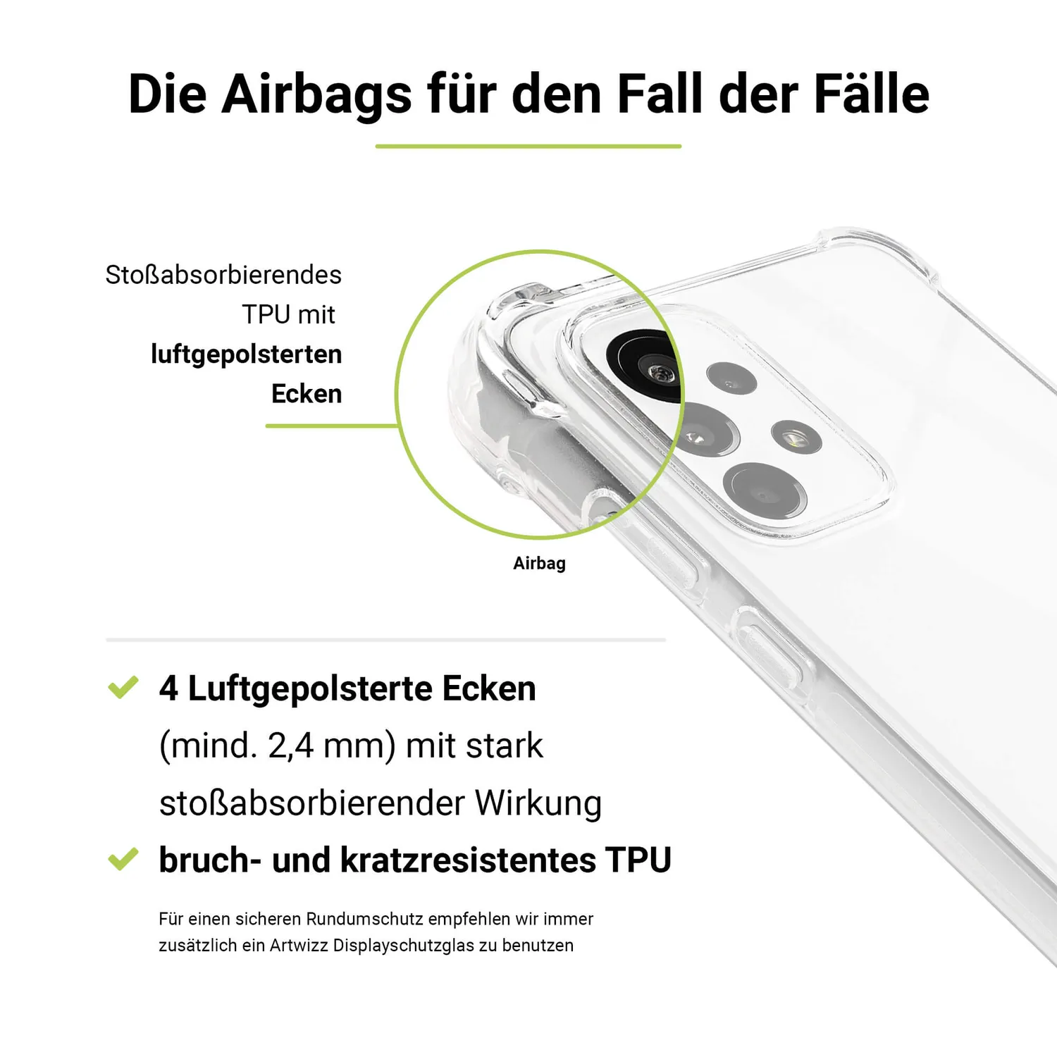 Artwizz Protection Clear Case Samsung Galaxy Handyhülle transparent