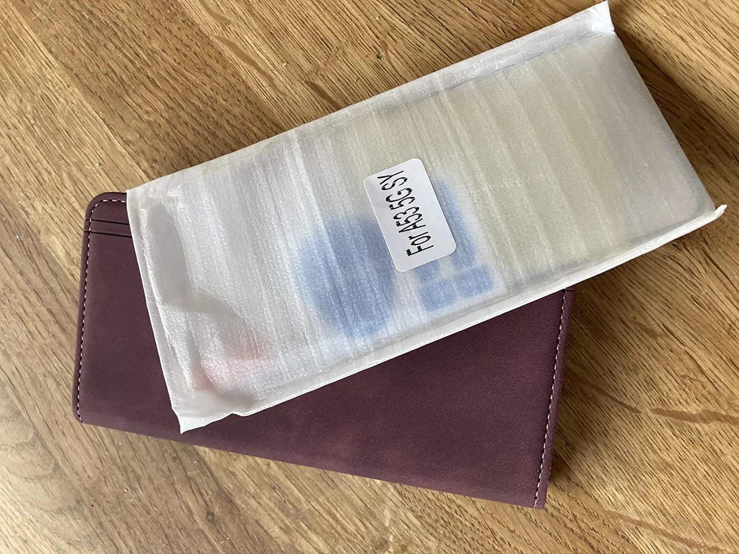 YATWIN Galaxy A53 5G Klapphülle Leder Schwarz RFID