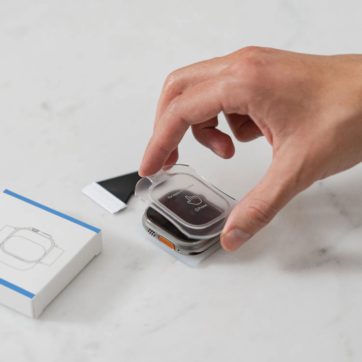 arktis Crystal Clear Apple Watch Ultra Panzerglas 49mm 2er