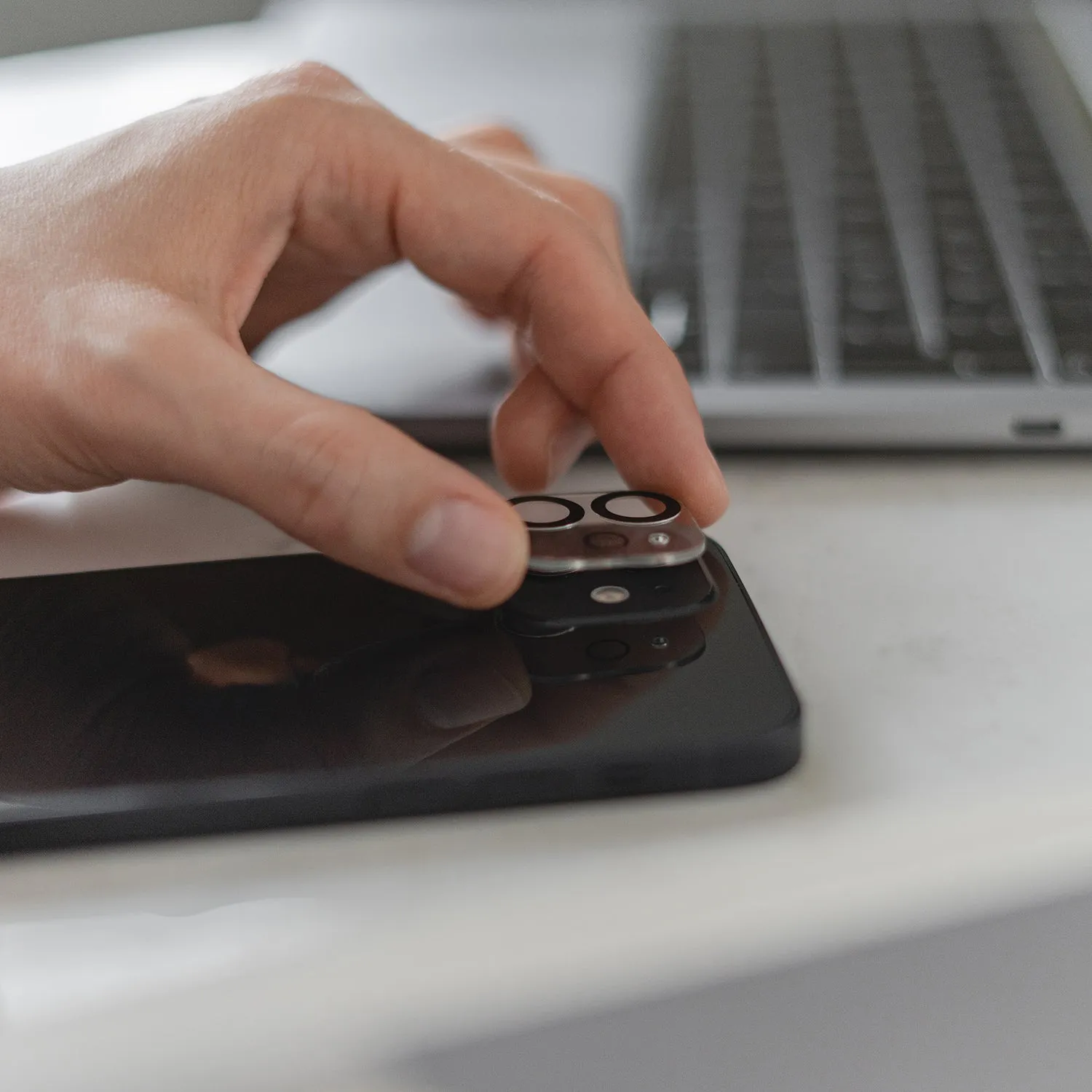 arktis iPhone 13 mini Kameraschutz Aluminium Glas