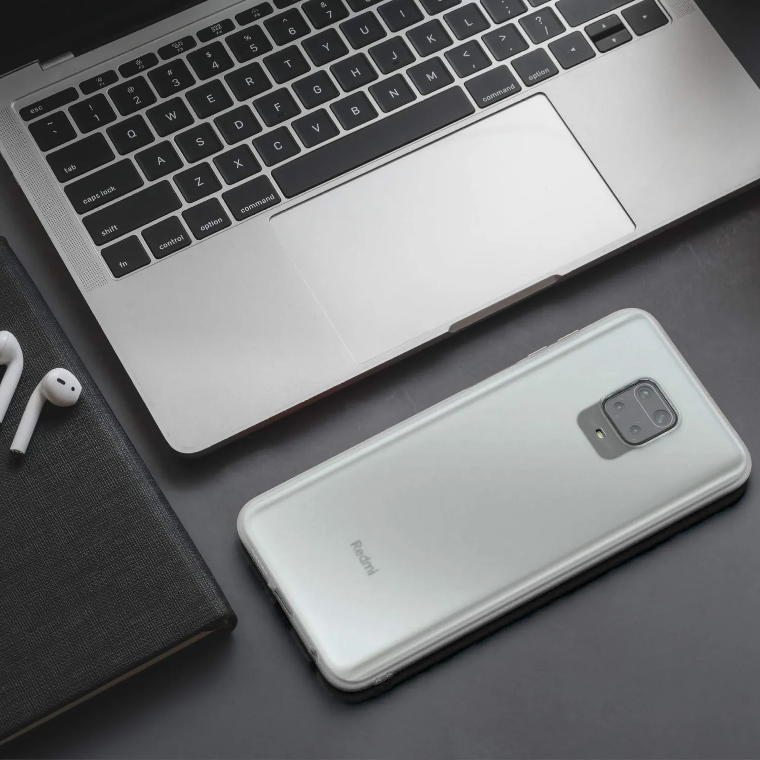 EAZY CASE Redmi Note 9S Silikonhülle Transparent Matt