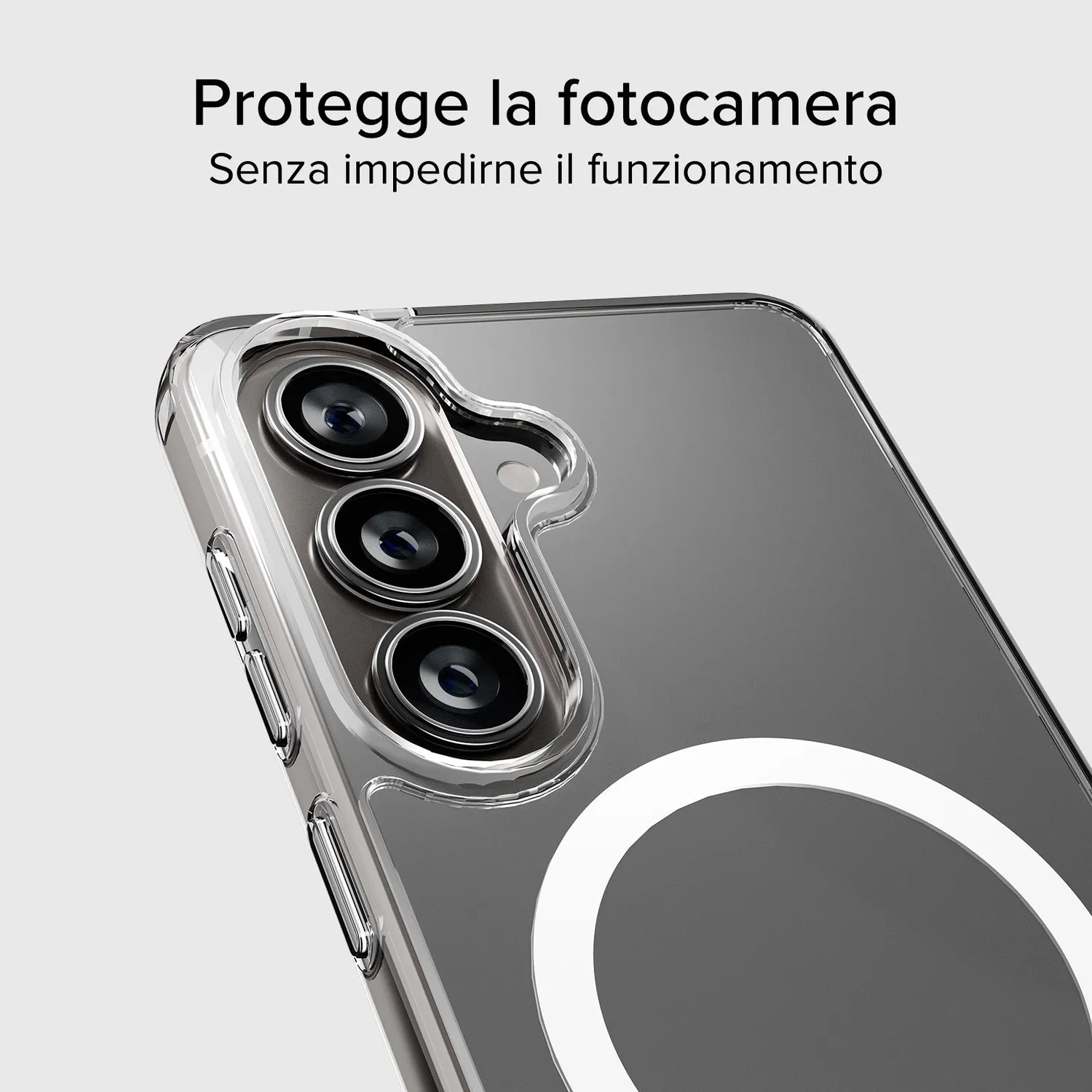 SBS Samsung S26 Hülle magnetisch transparent wireless