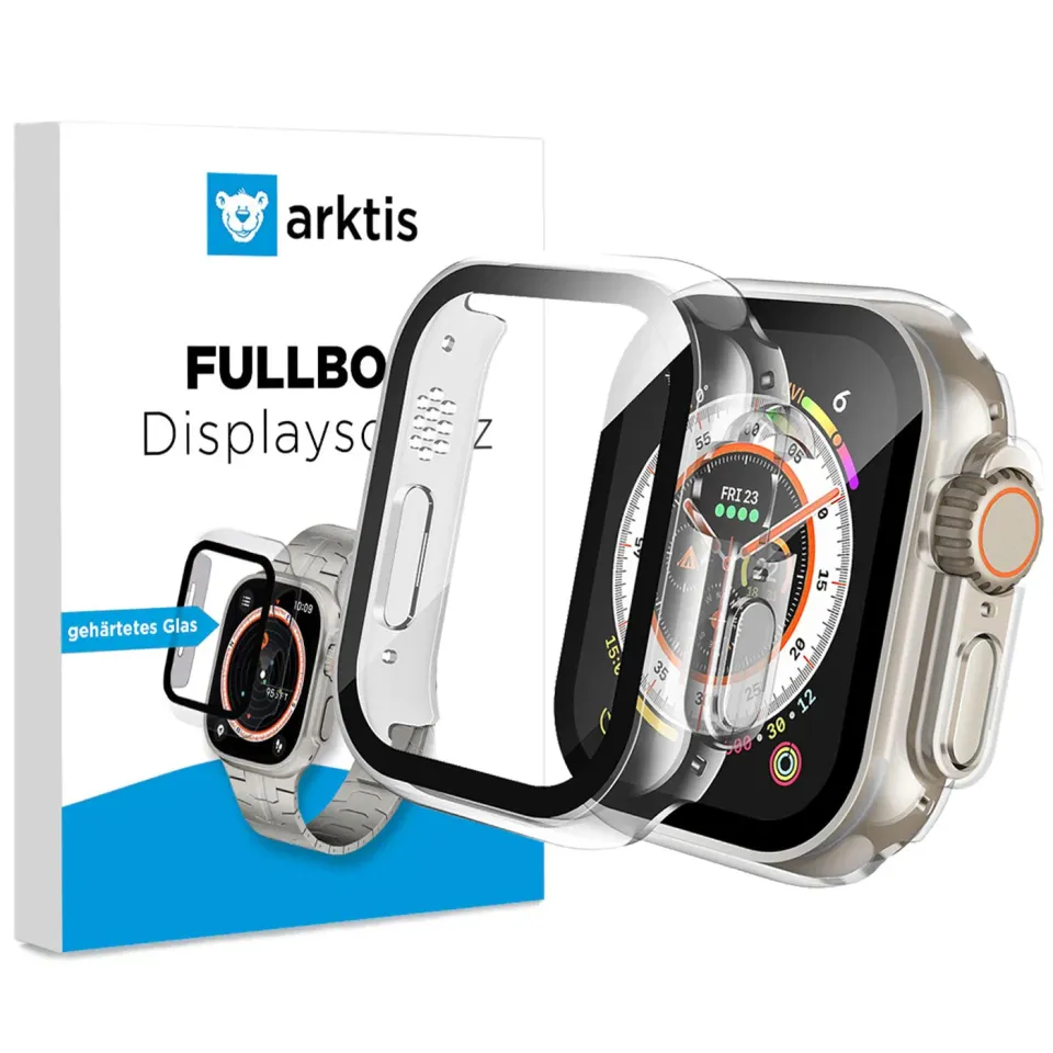 arktis FULLBODY Apple Watch Ultra 49 mm Displayschutz transparent