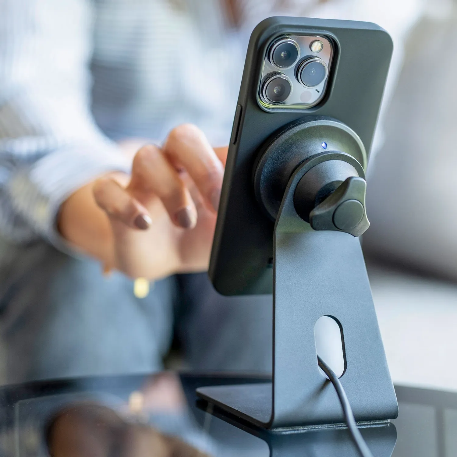 SP Connect Office Stand Handyhalterung Schreibtisch schwarz