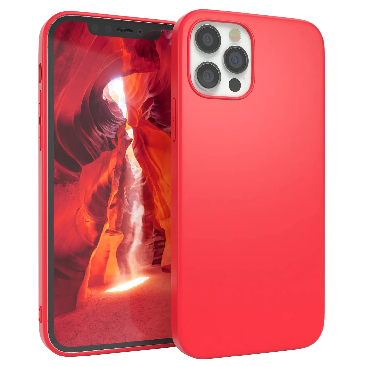 EAZY CASE Slim iPhone 12 / 12 Pro Silikonhülle Clear dünn