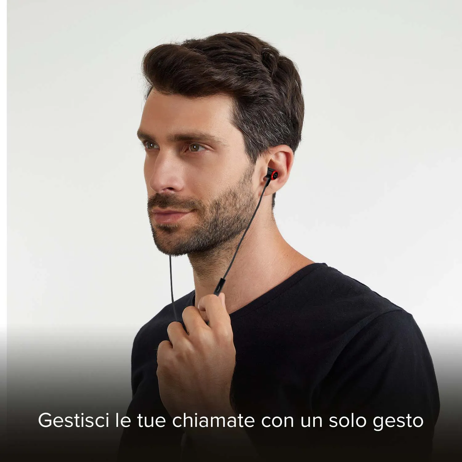 SBS Studio Mix 100 In-Ear Kopfhörer Klinke schwarz