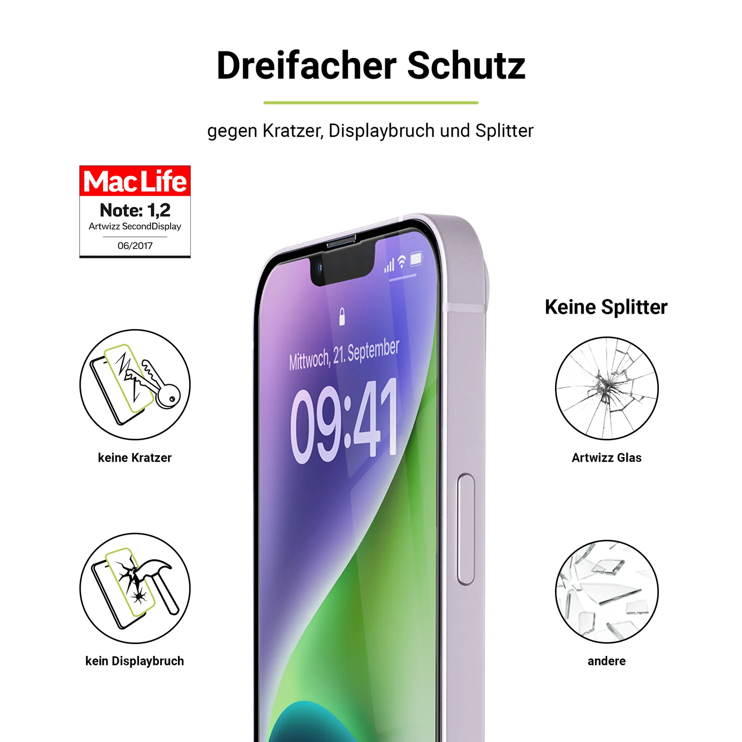 Artwizz SecondDisplay iPhone 14 Plus / 13 Pro Max Panzerglas
