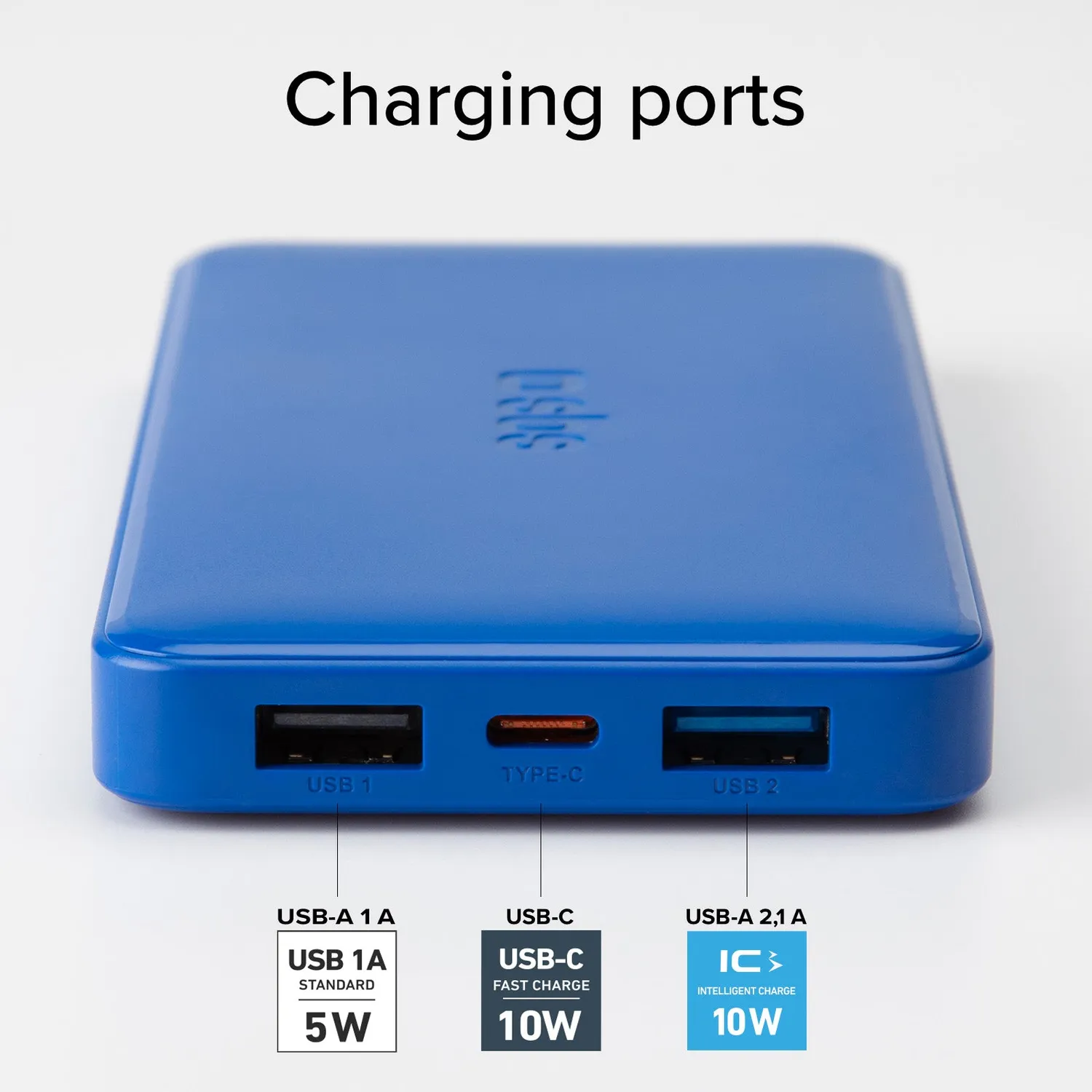 SBS 10000 mAh Powerbank extra slim Intelligent Charge